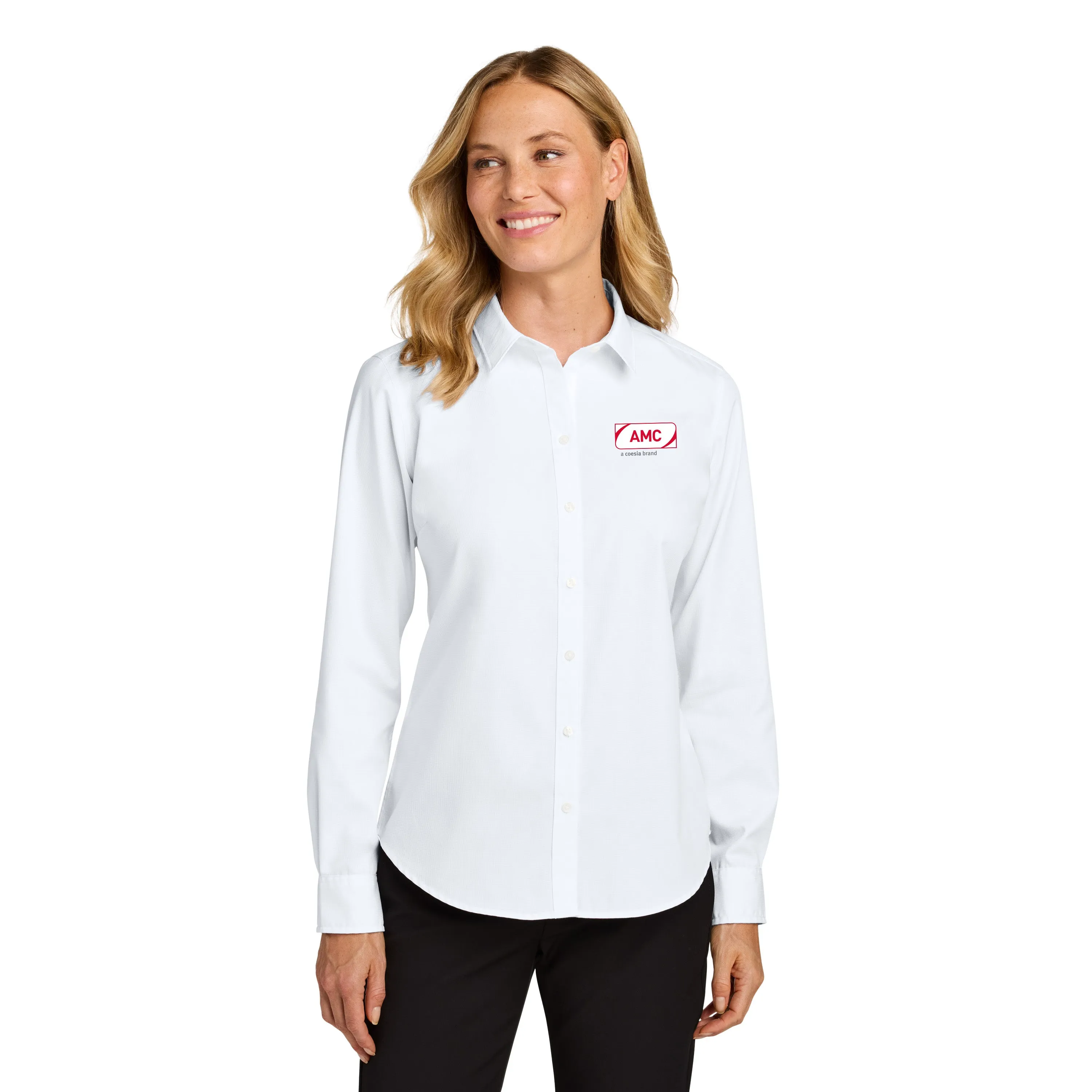 Port Authority - Ladies Long Sleeve Nailhead Easy Care Shirt. LW816.
