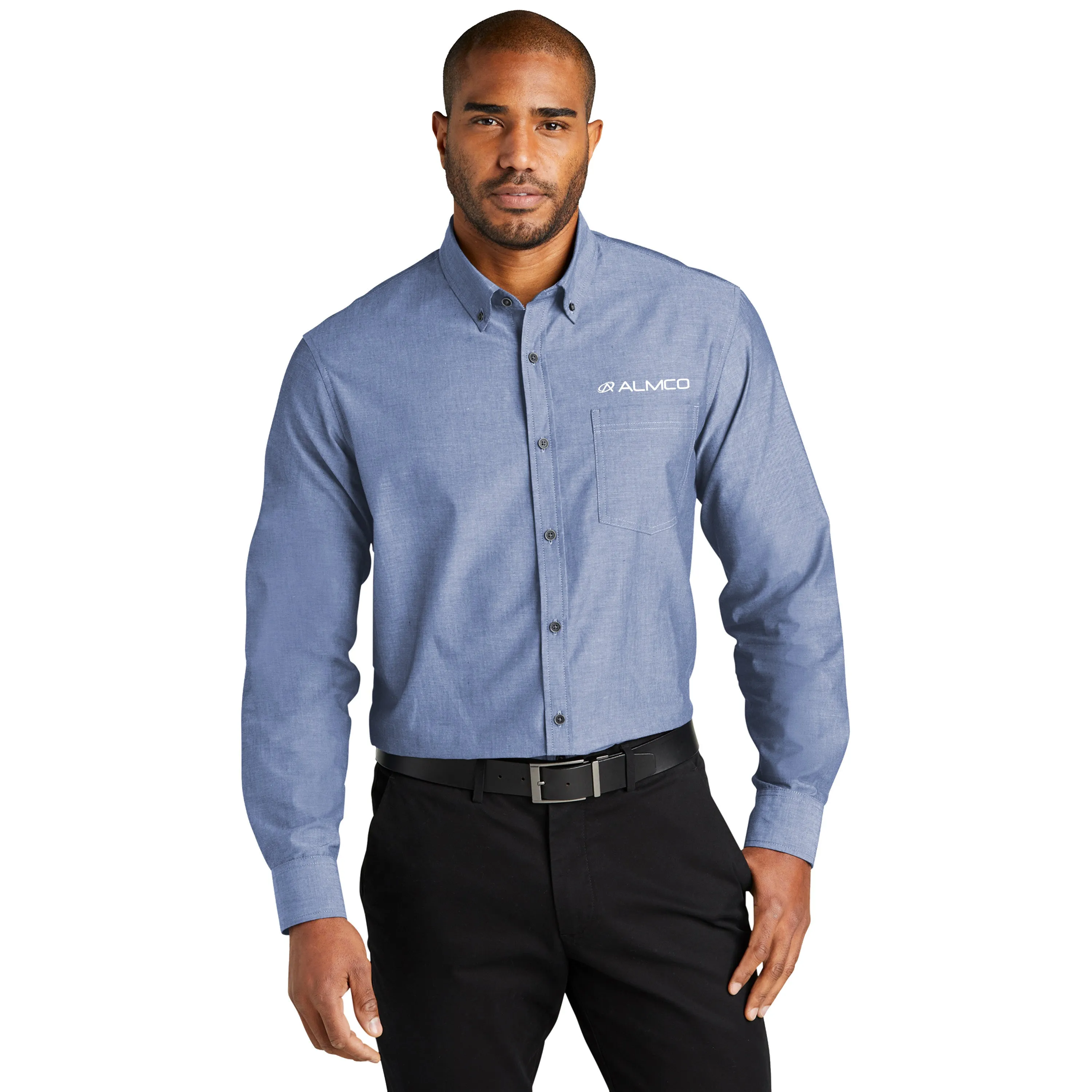 Port Authority - Long Sleeve Chambray Easy Care Shirt. W382.