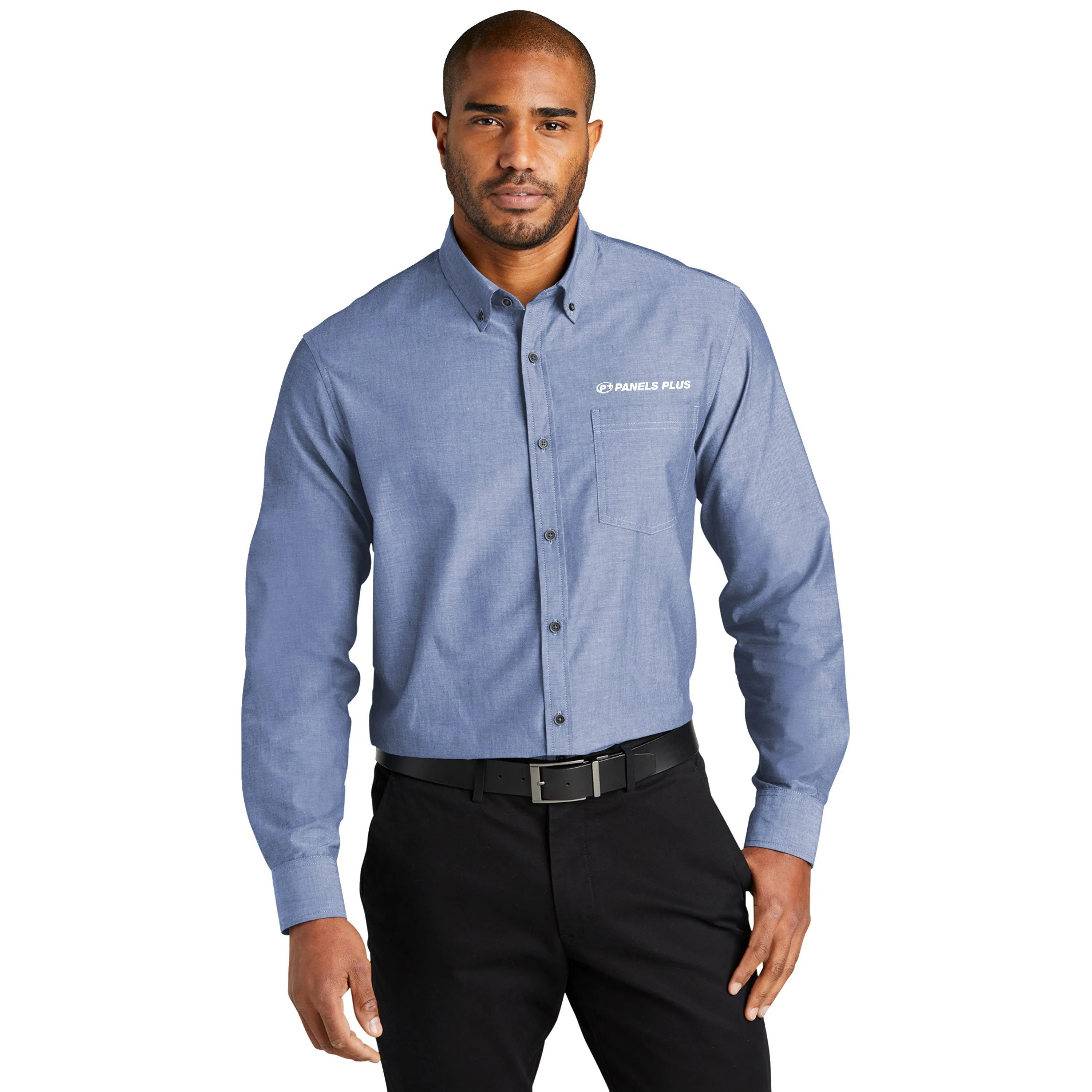 Port Authority - Long Sleeve Chambray Easy Care Shirt. W382.