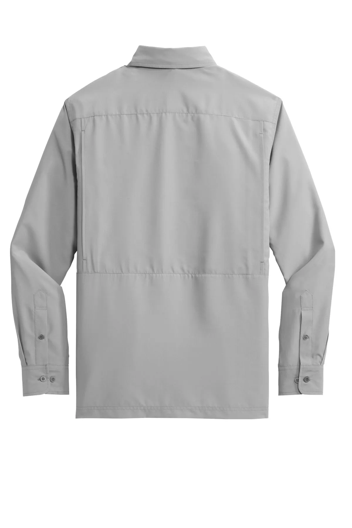 Port Authority Long Sleeve UV Daybreak Shirt W960 Gusty Grey