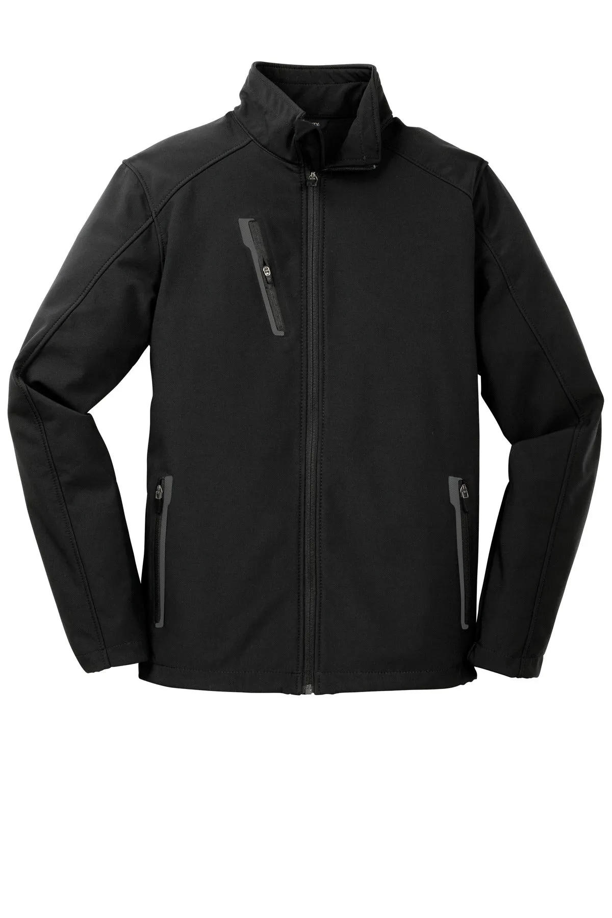 Port Authority Welded Soft Shell Jacket. J324 Black