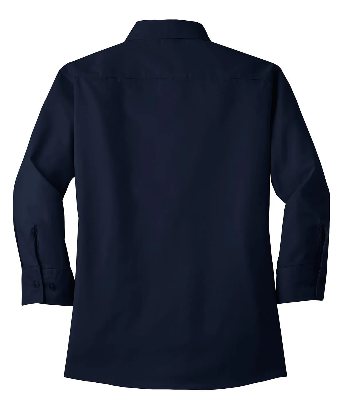 Port Authority Women's 3/4-Sleeve Easy Care Shirt. L612 Navy