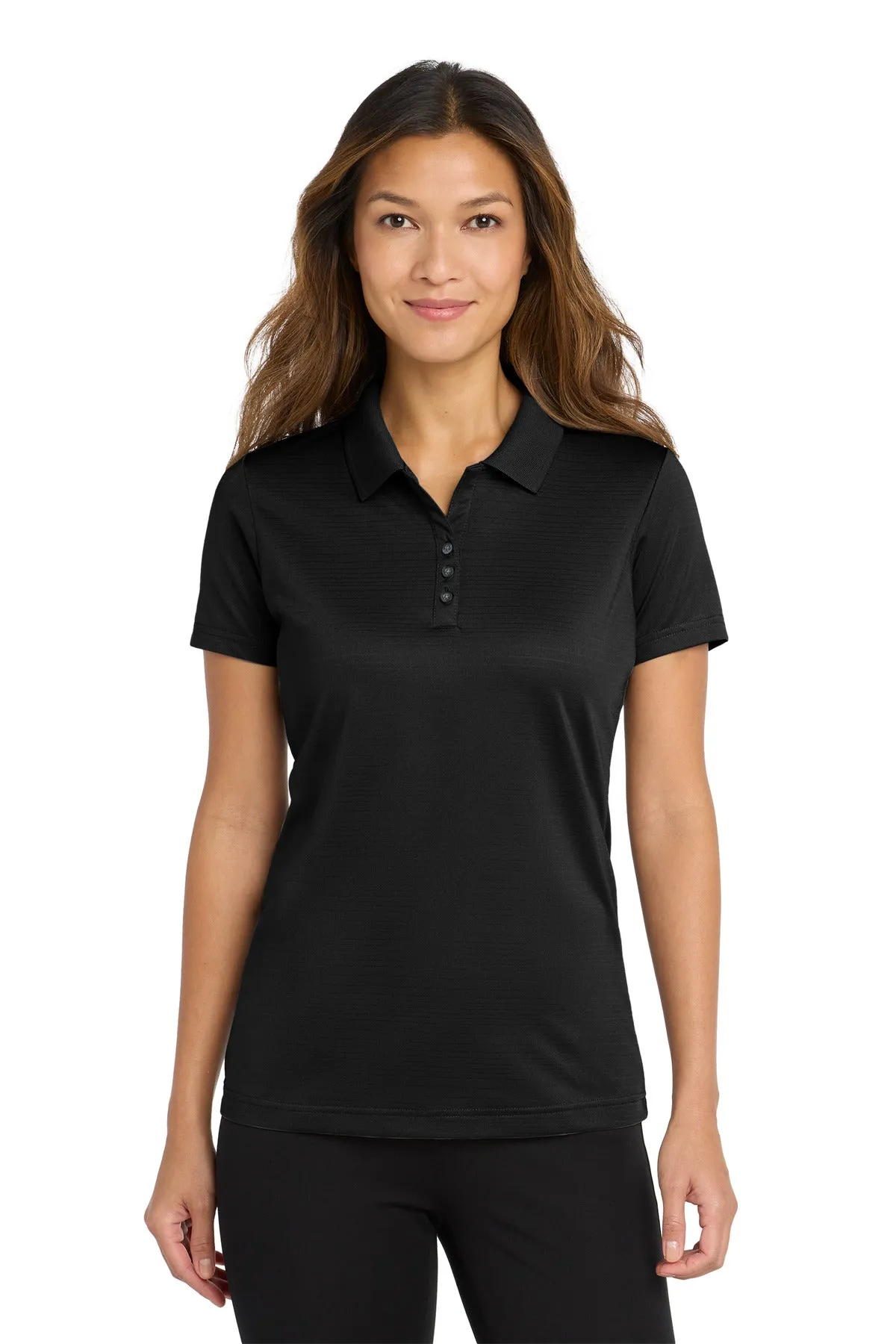 Port Authority  Women's Eclipse Stretch Polo. LK587 Deep Black