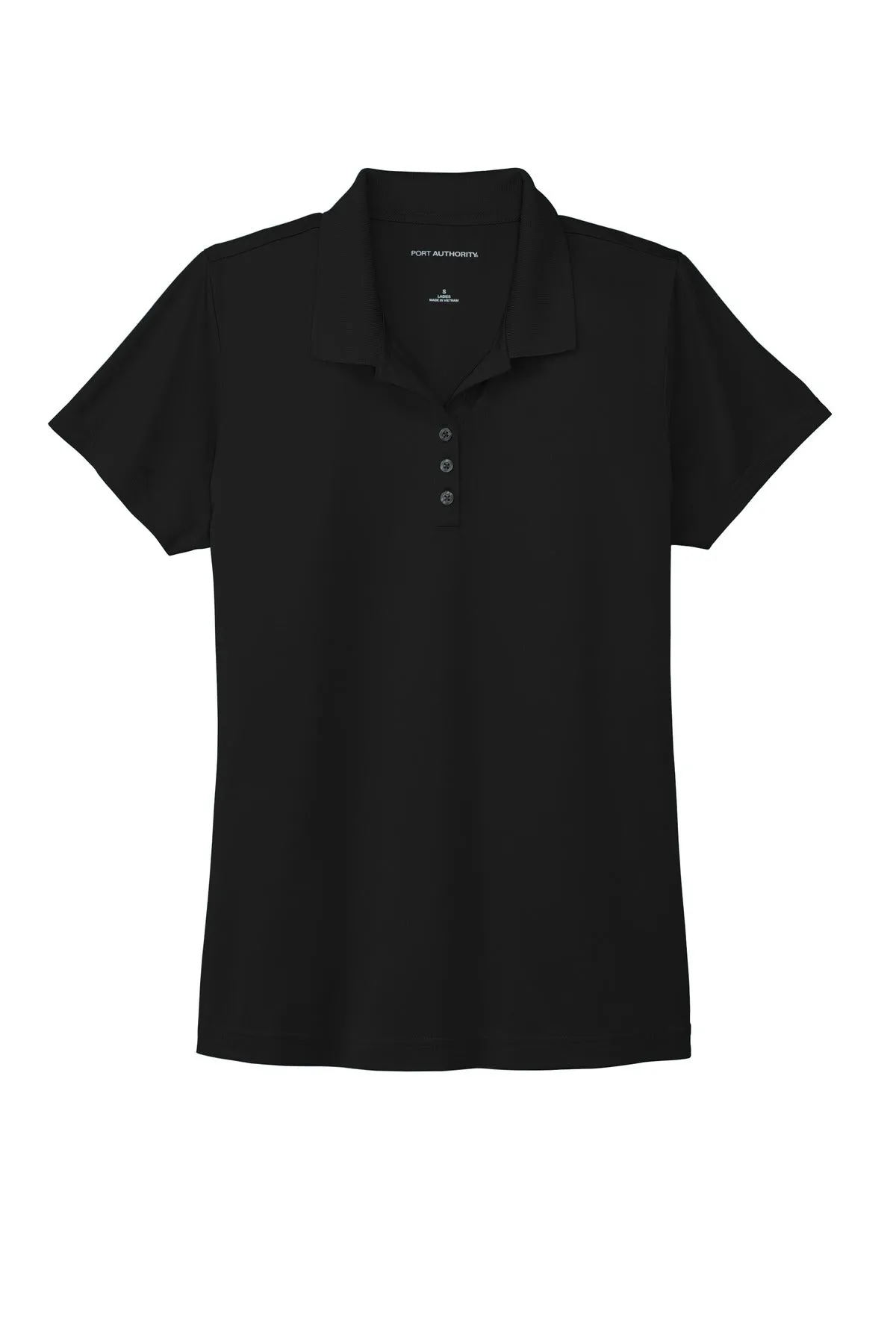 Port Authority  Women's Eclipse Stretch Polo. LK587 Deep Black