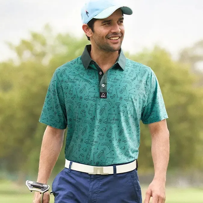 Printed Men's Polo Shirts