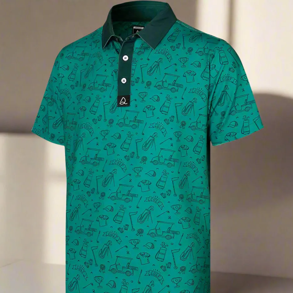 Printed Men's Polo Shirts