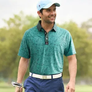 Printed Men's Polo Shirts