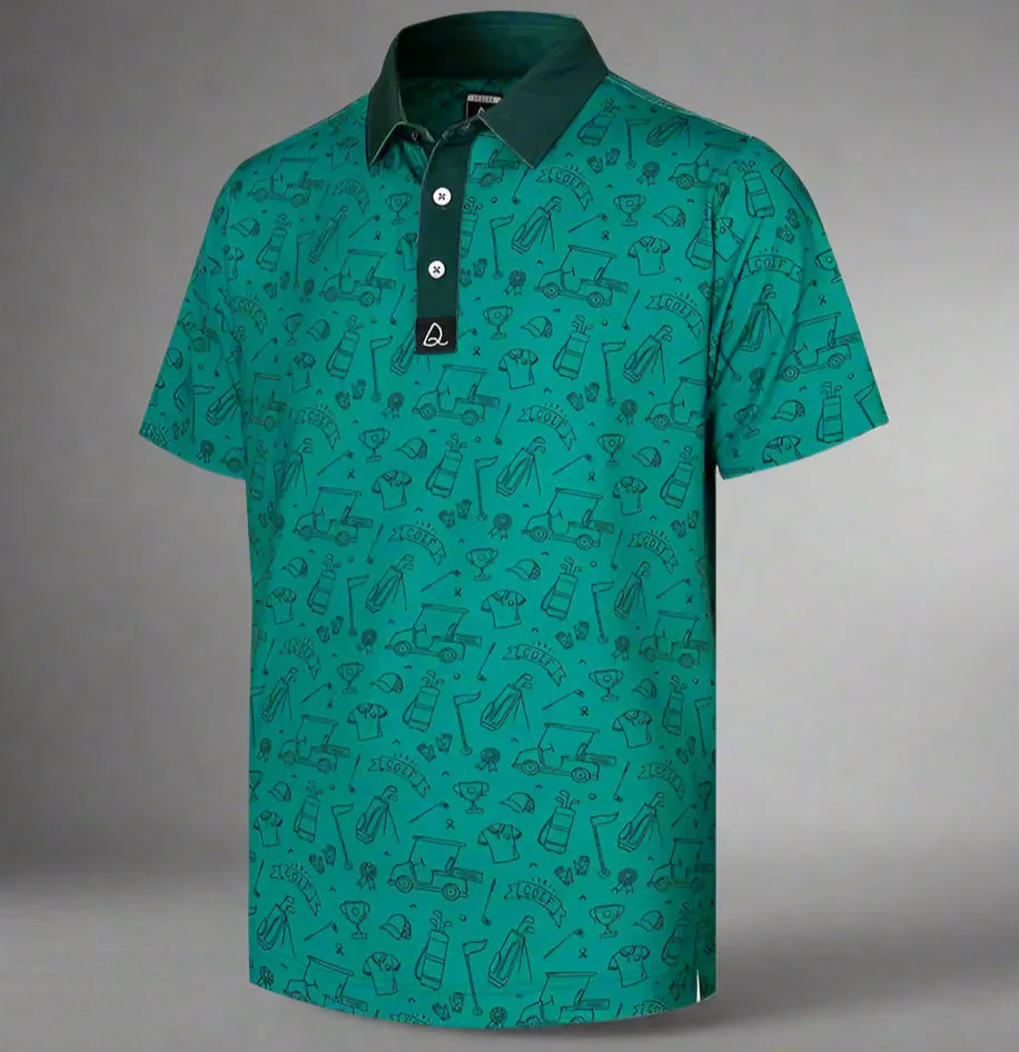 Printed Men's Polo Shirts