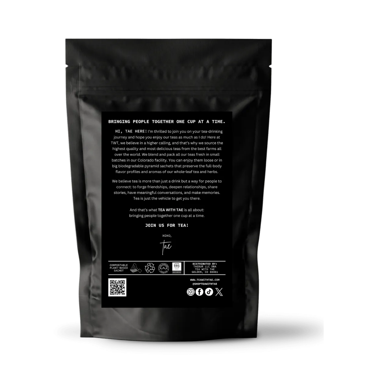 Pu'er Loose Leaf Pouch (3oz. Loose Leaf Tea)