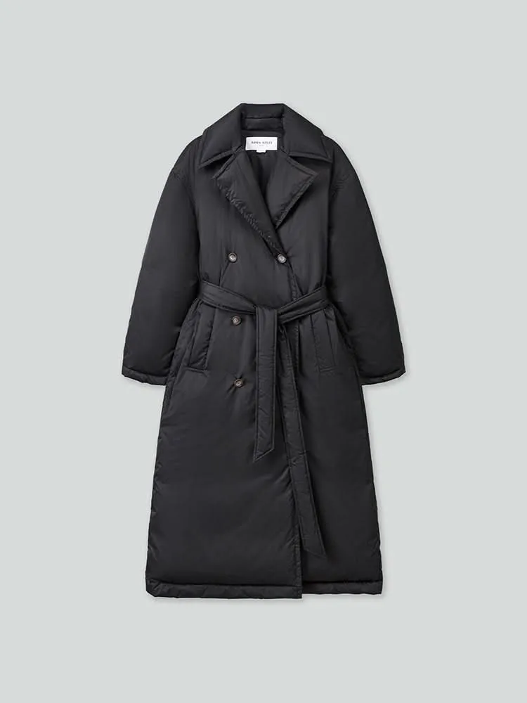 Puffy Jacket with Lapel