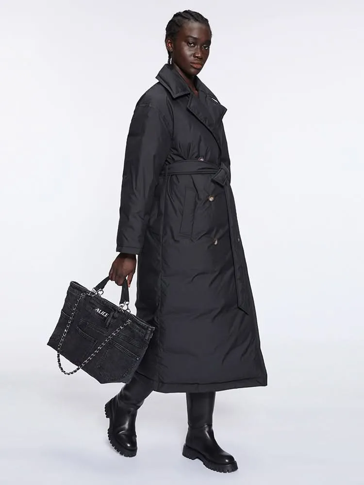 Puffy Jacket with Lapel