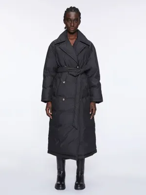 Puffy Jacket with Lapel