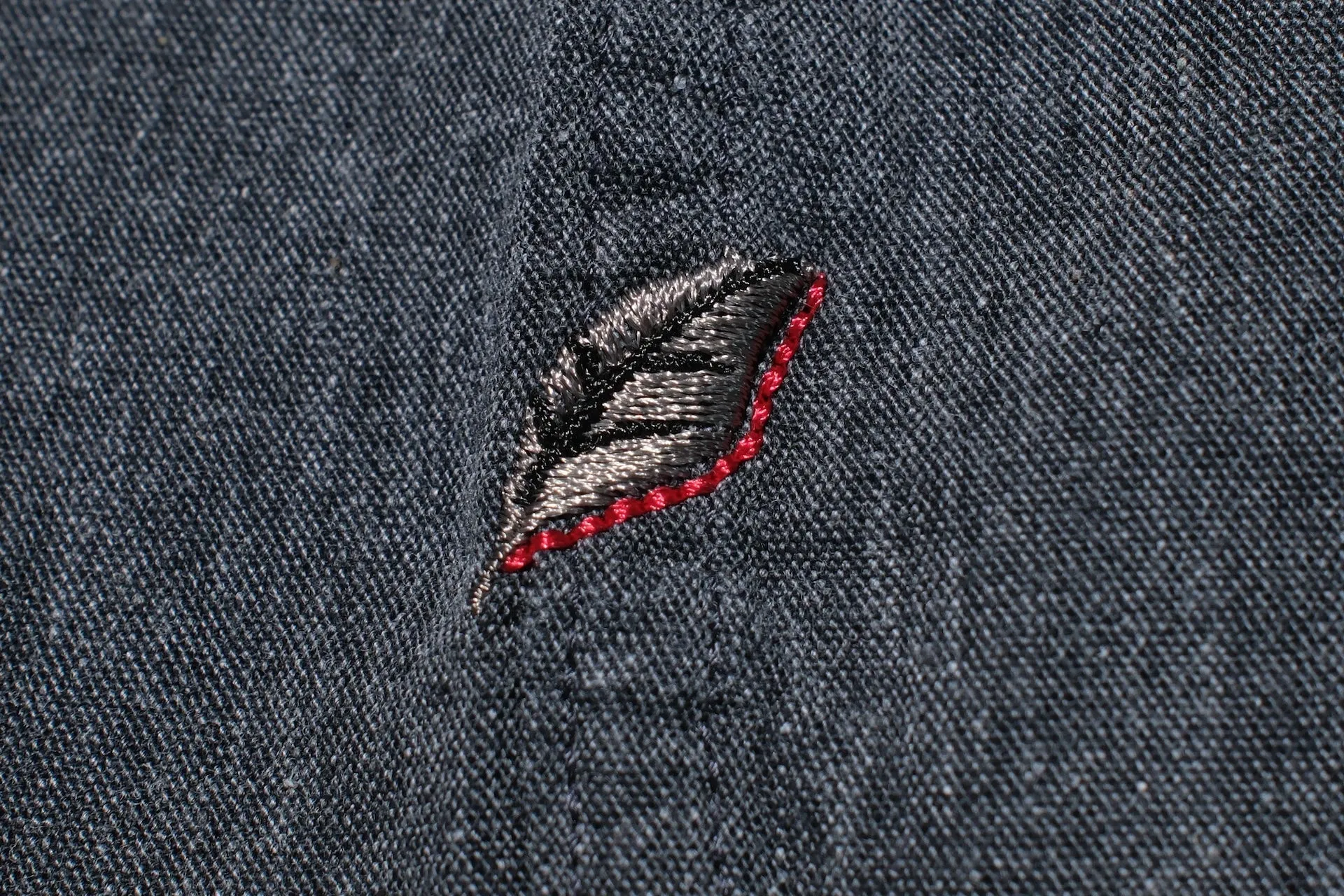 Pure Blue Japan 8oz Chambray S/S Western Shirt (Heather Black)