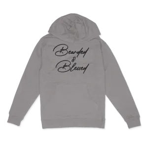 "Bearded & Blessed" Hoodie (Metal)