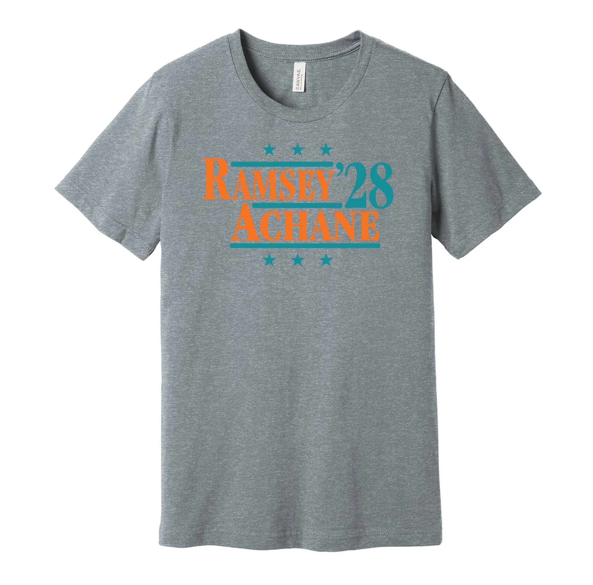Ramsey & Achane '28 - Miami Football Legends Political Campaign Parody T-Shirt - Hyper Than Hype Shirts