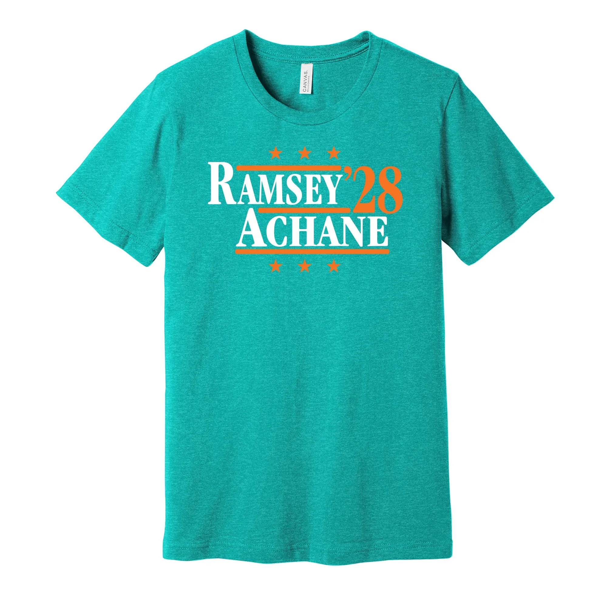 Ramsey & Achane '28 - Miami Football Legends Political Campaign Parody T-Shirt - Hyper Than Hype Shirts
