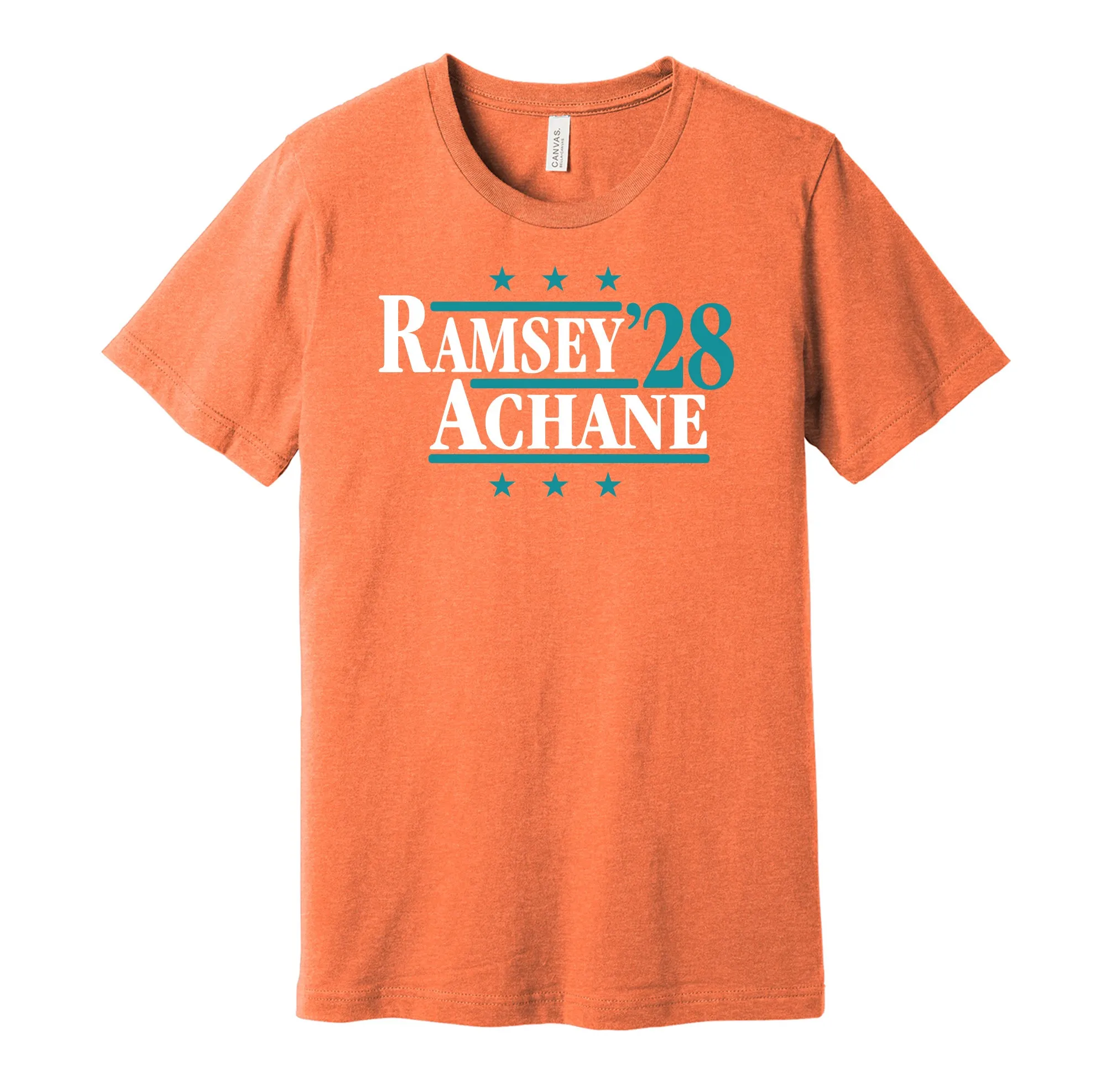 Ramsey & Achane '28 - Miami Football Legends Political Campaign Parody T-Shirt - Hyper Than Hype Shirts