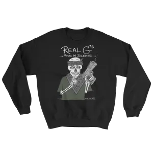 Real G's Move In Silence - Crewneck Sweatshirt (black)