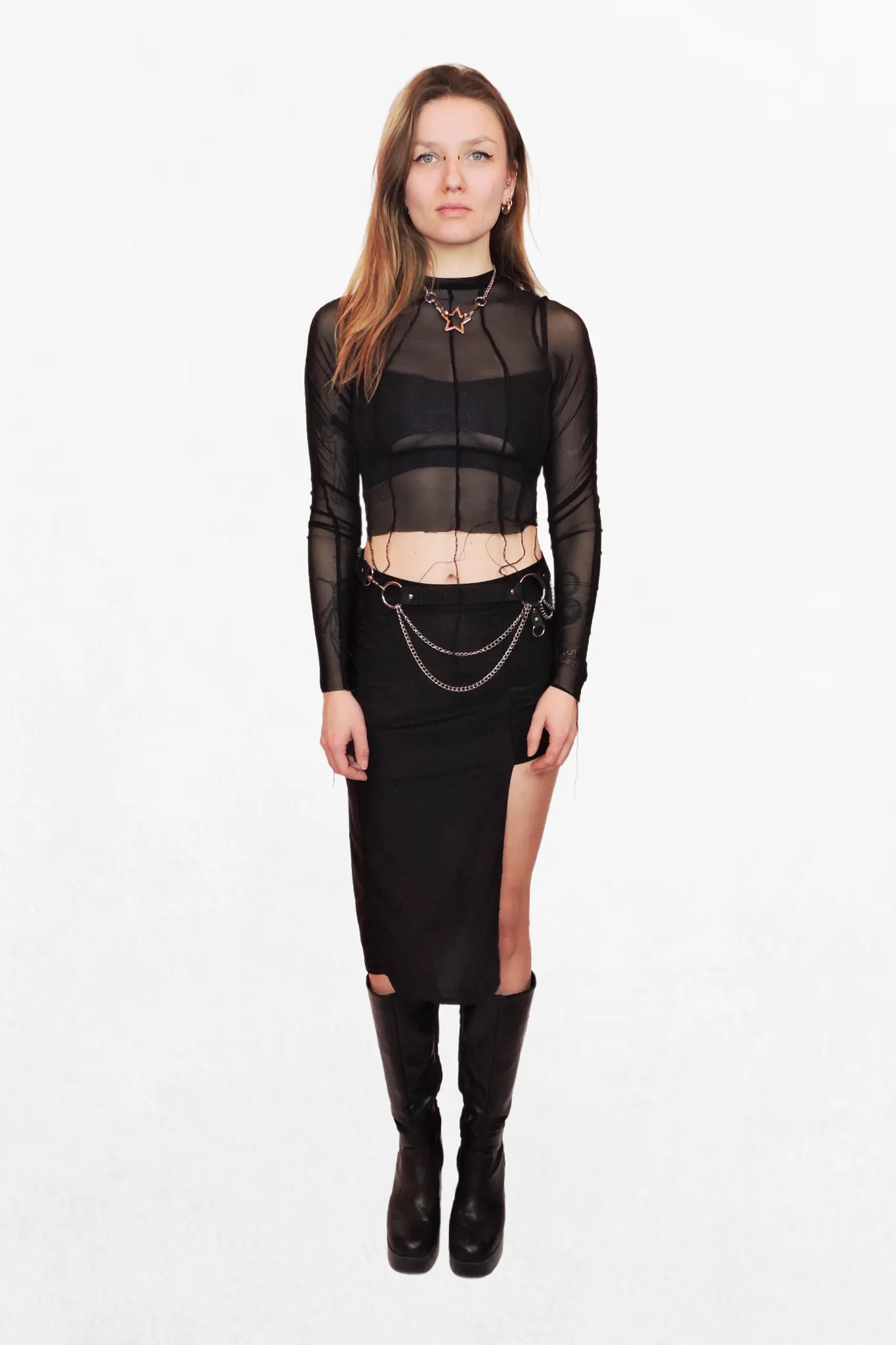 Rebekah Skirt in All Black