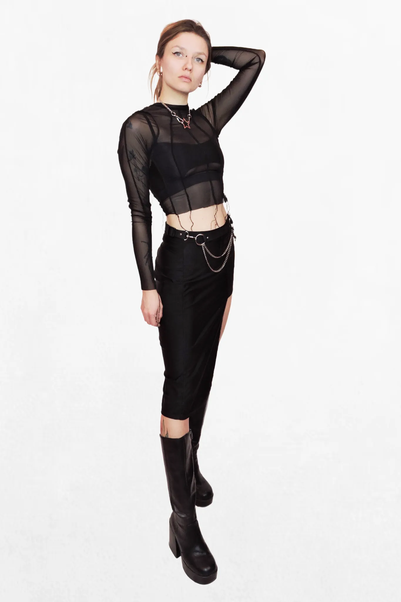 Rebekah Skirt in All Black