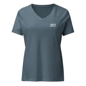 Rebirth Embroidered Women’s V-neck T-Shirt