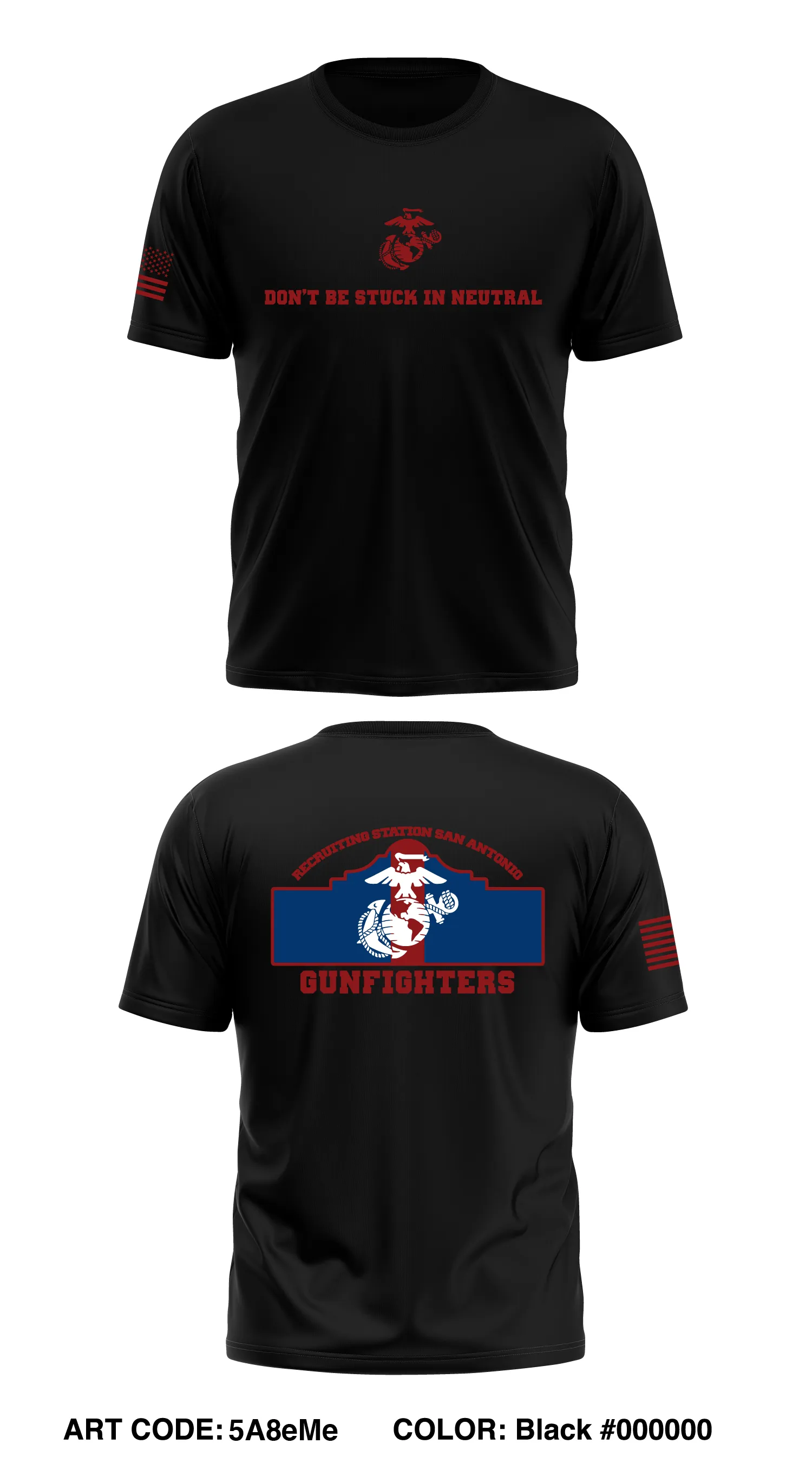 Recruiting Station San Antonio  Store 1 Core Men's SS Performance Tee - 5A8eMe