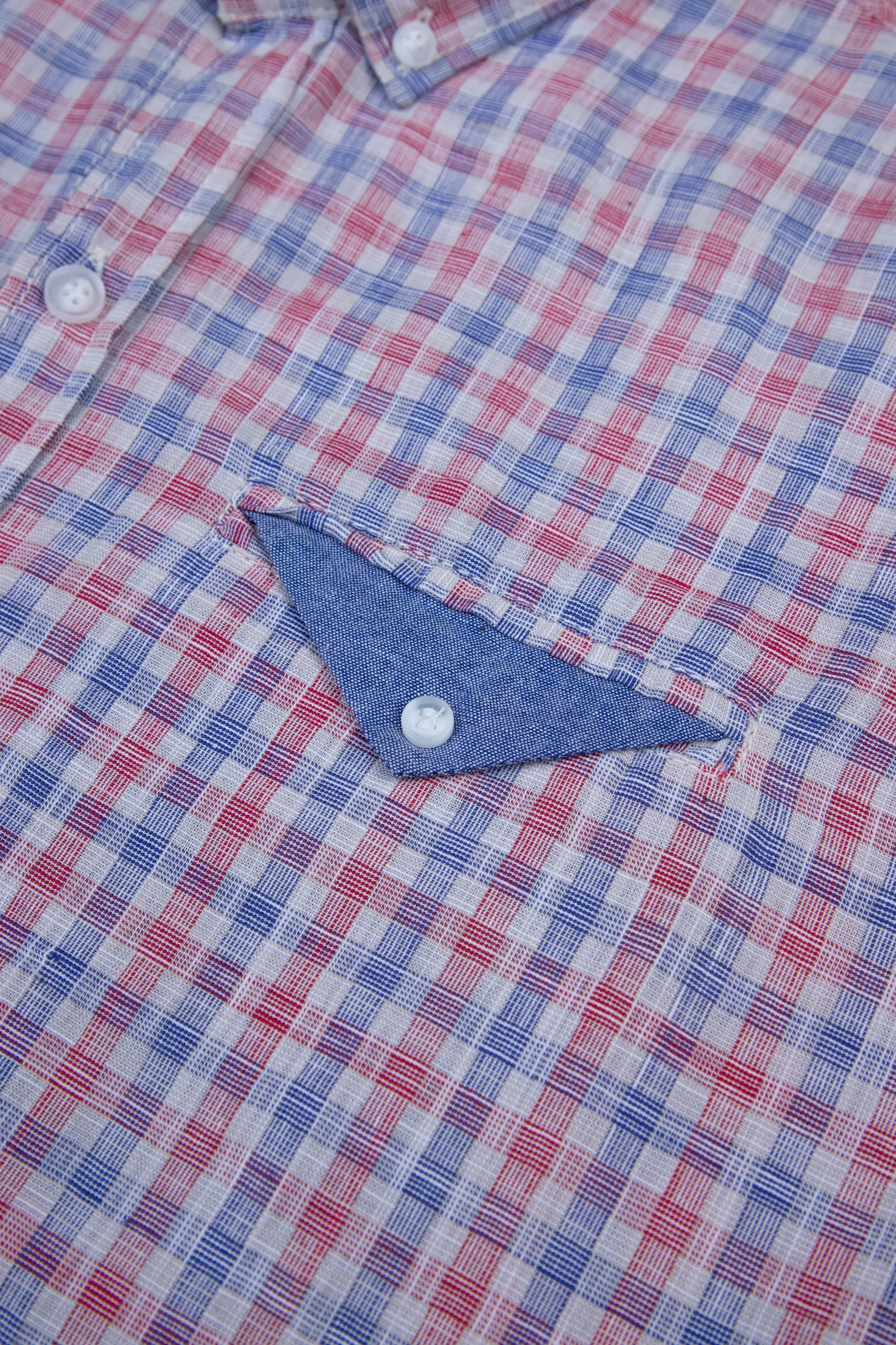 RED GINGHAM SHIRT