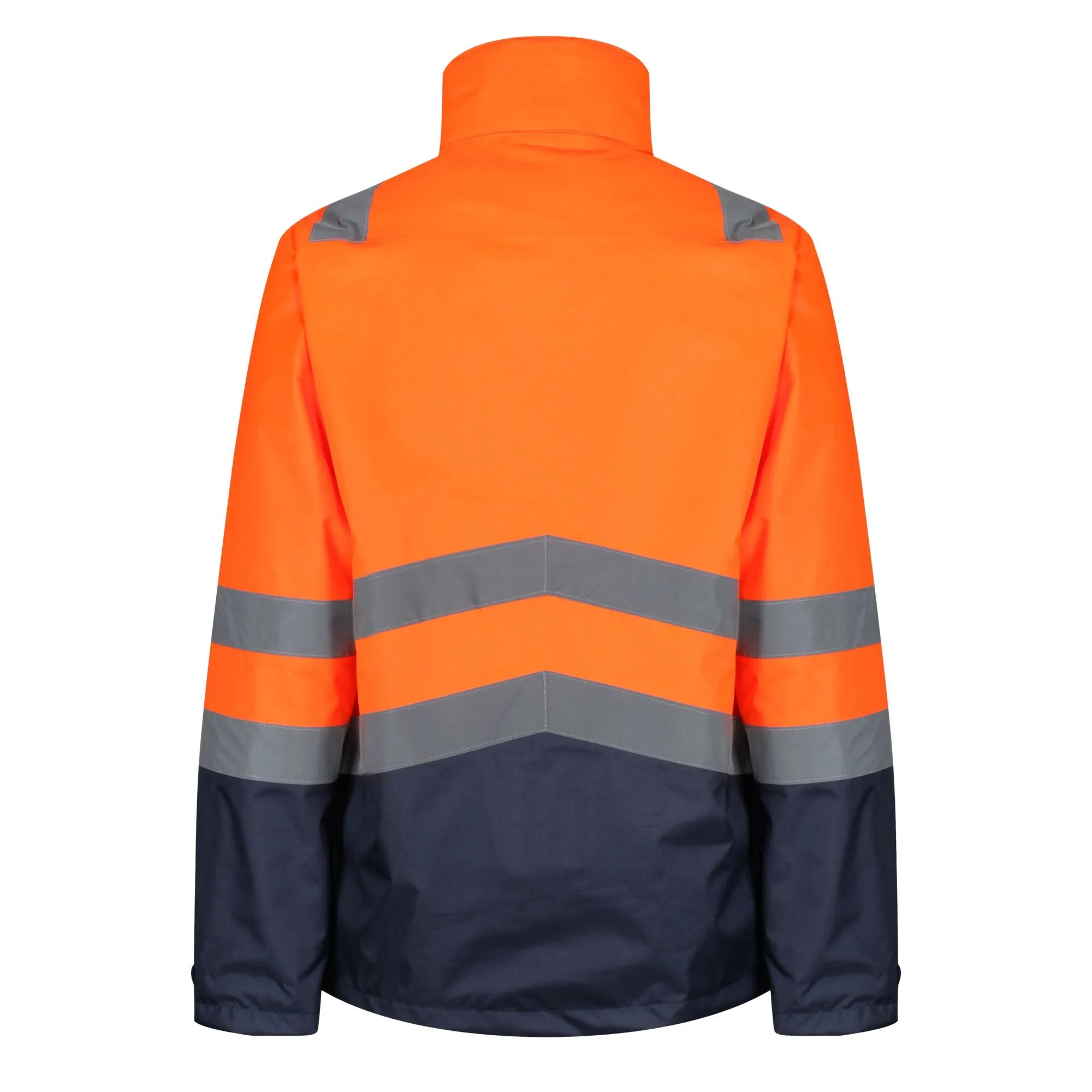 Regatta Mens Pro Hi Vis 3 In 1 Waterproof Breathable Windproof Work Jacket-HIVIZ ORANVY