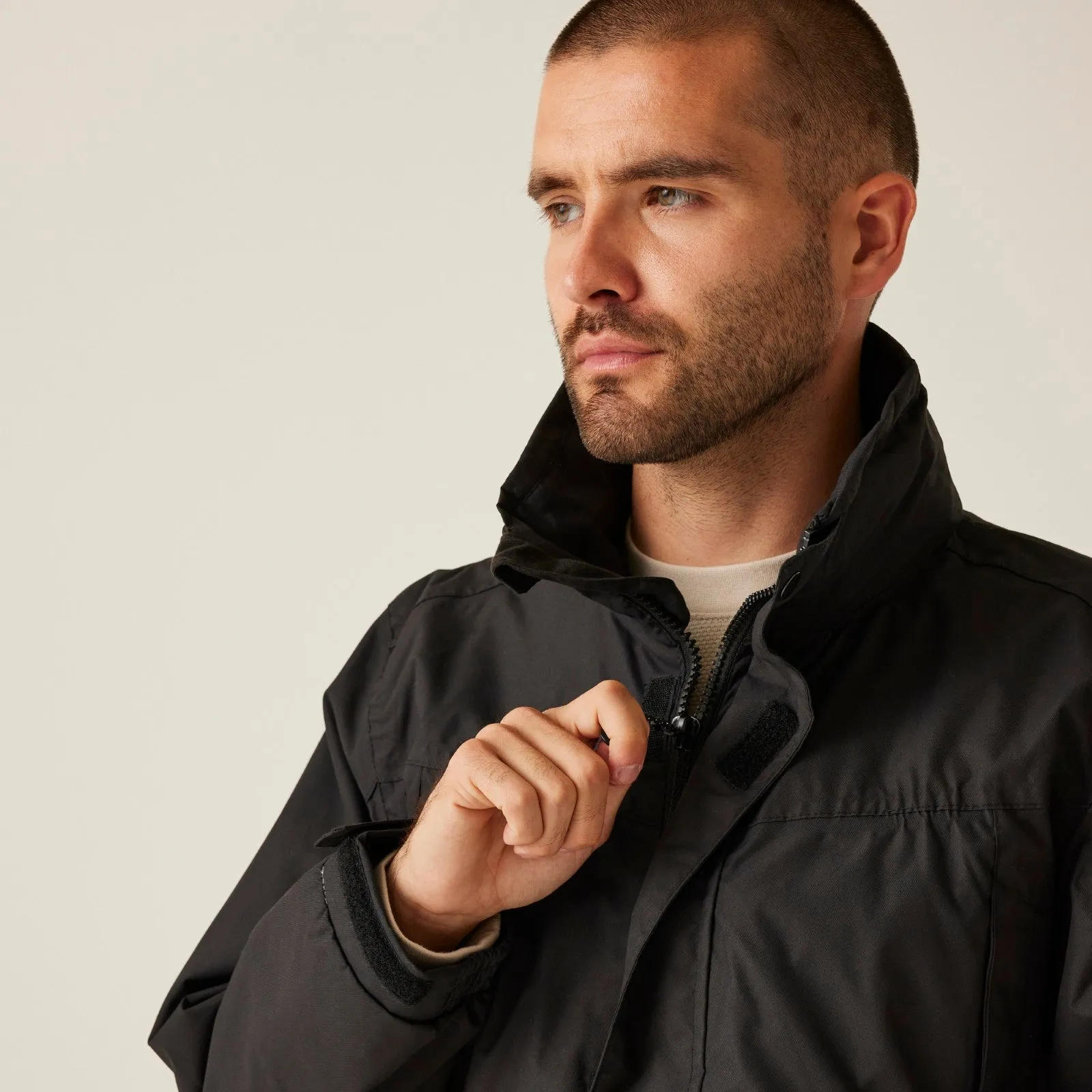 Regatta Professional Mens Vertex III Microfiber Waterproof Jacket