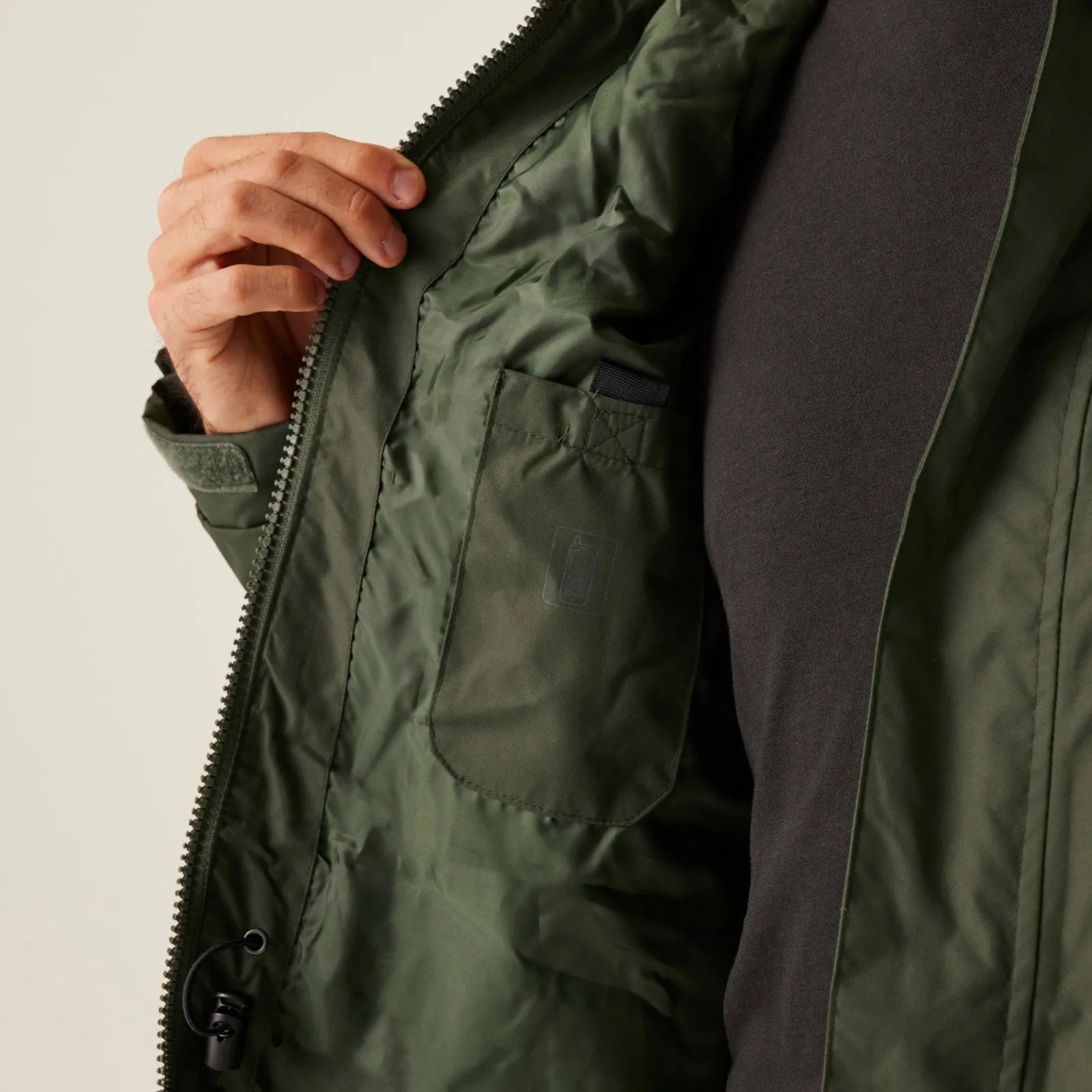 Regatta Professional Mens Vertex III Microfiber Waterproof Jacket