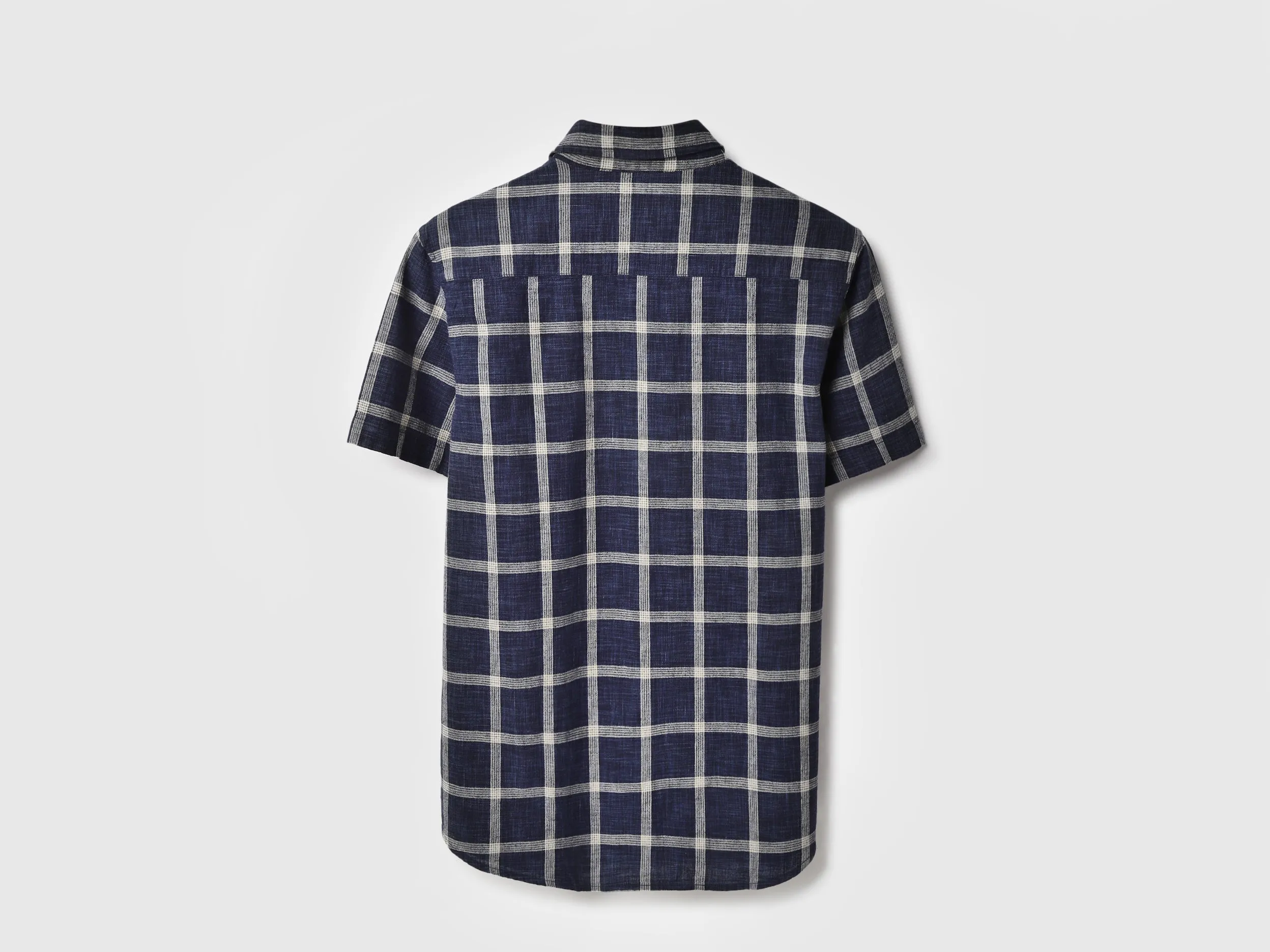 Regular Fit Spread Collar Checkered Shirts
