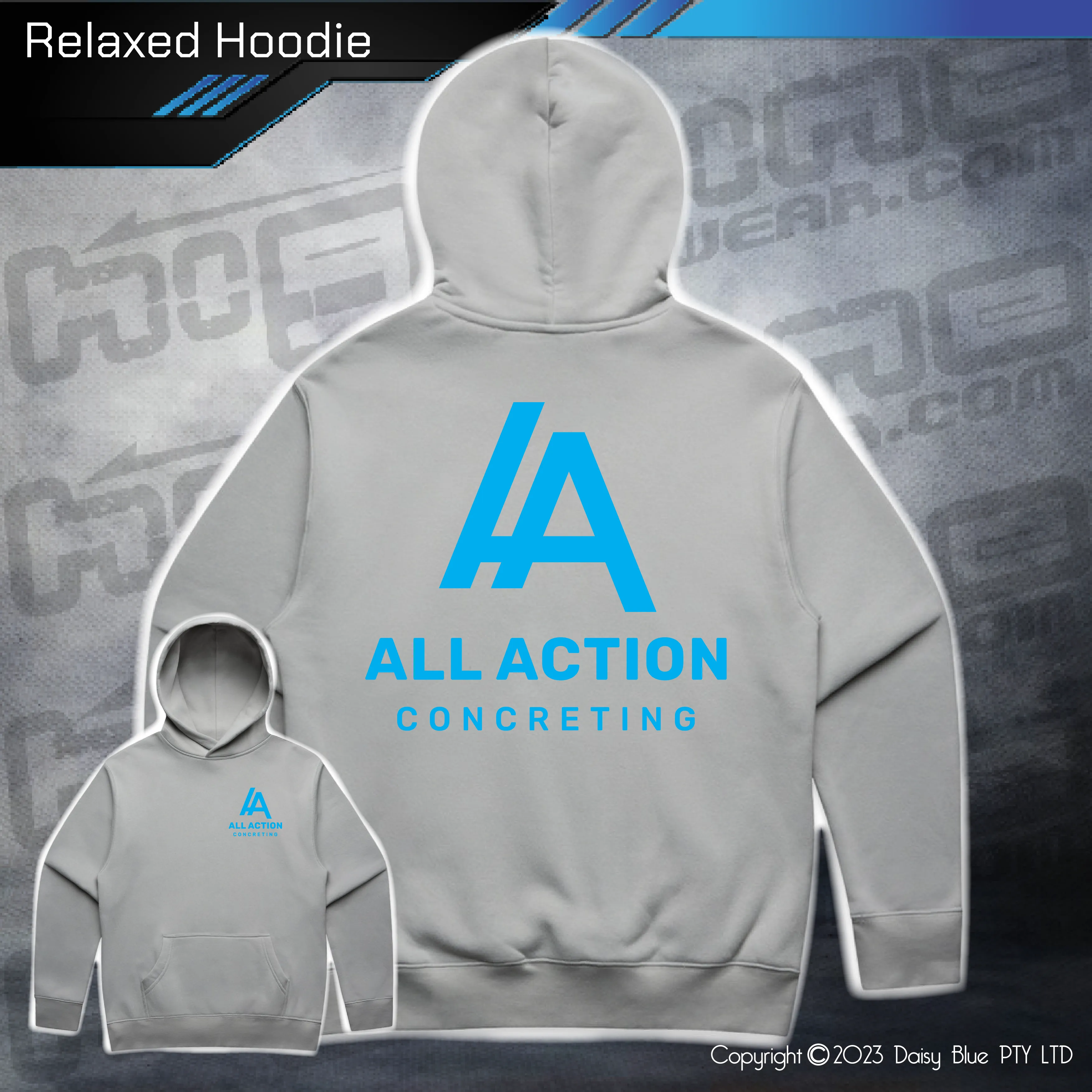 Relaxed Hoodie - All Action Concreting
