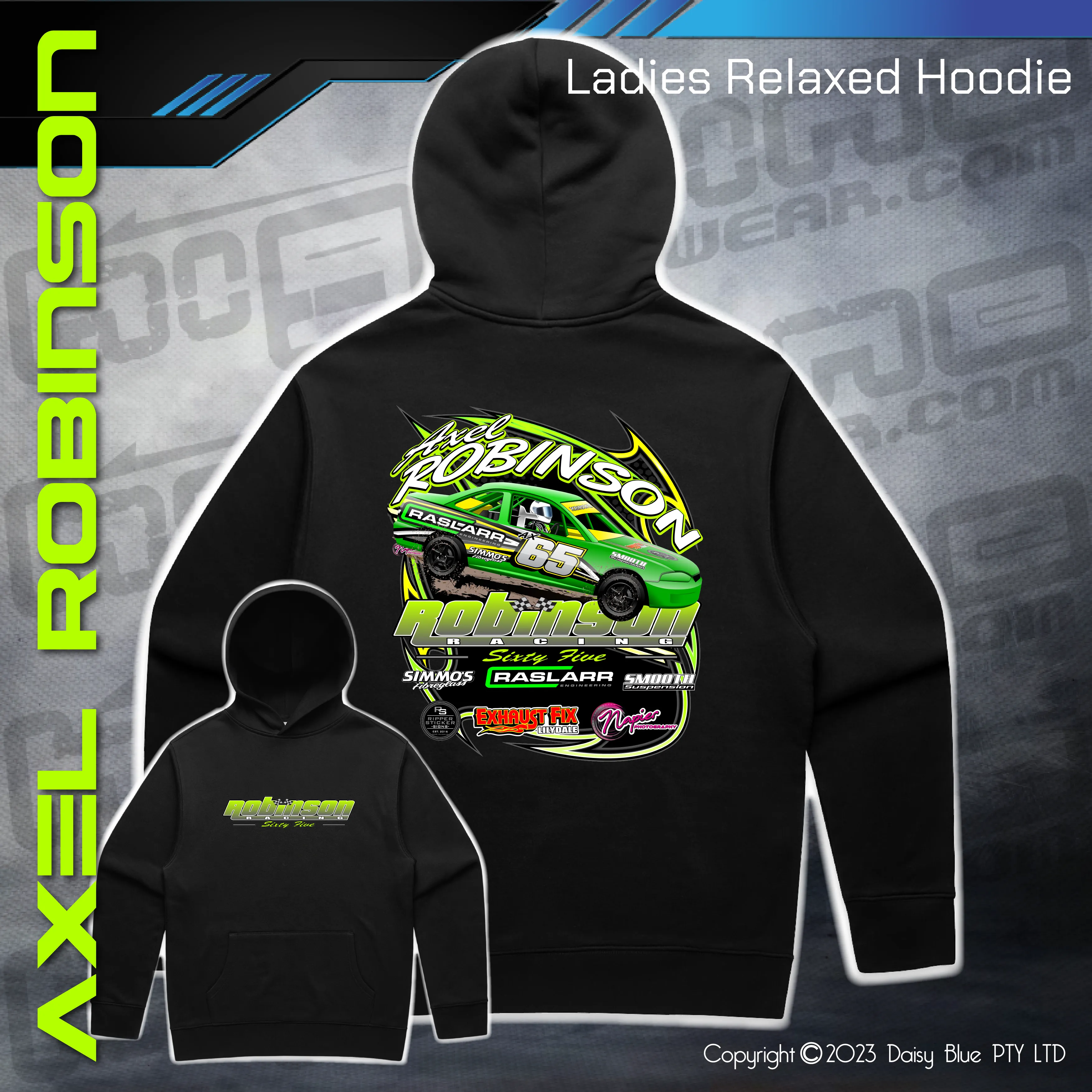 Relaxed Hoodie -  Axel Robinson