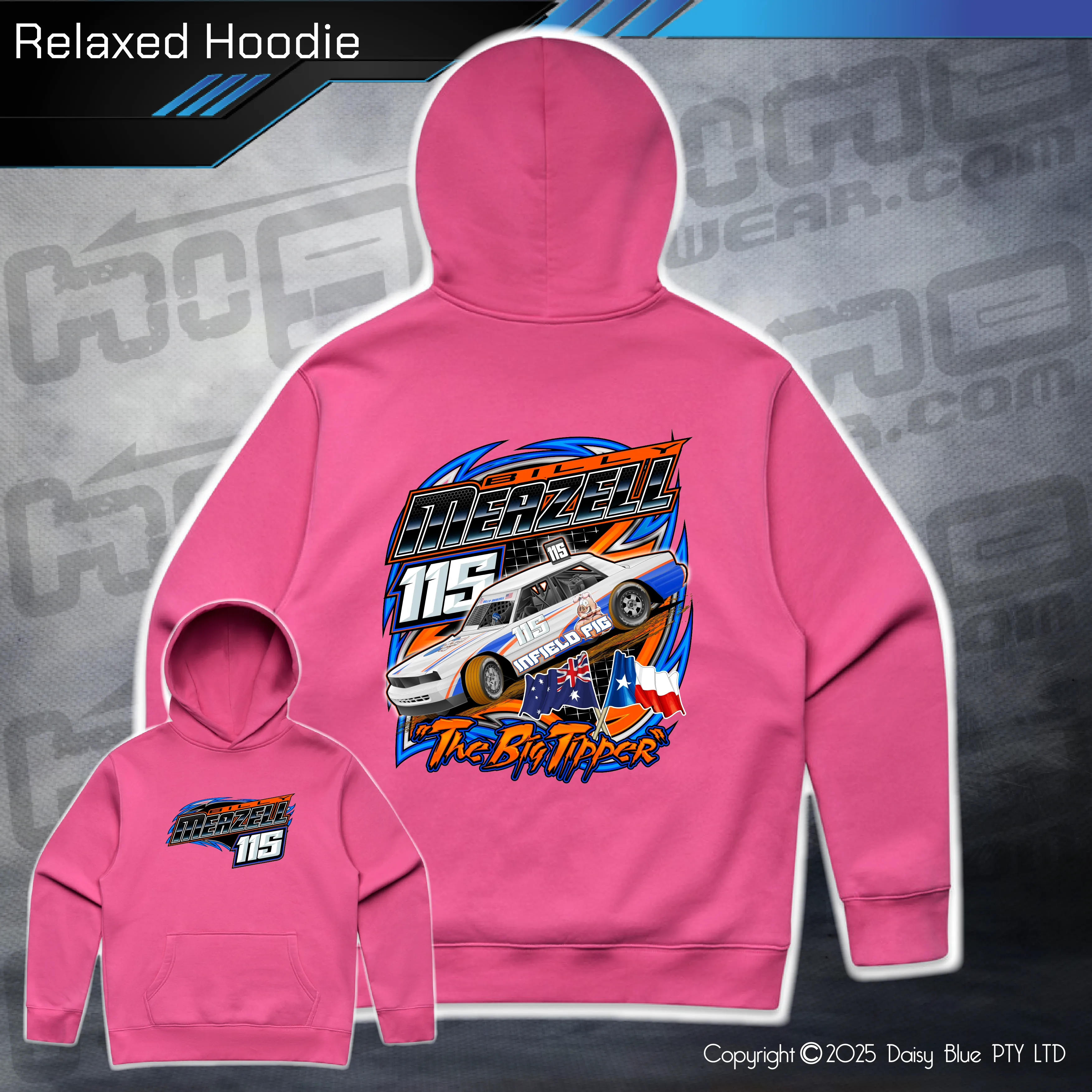 Relaxed Hoodie - Billy Meazell 'Big Tipper'