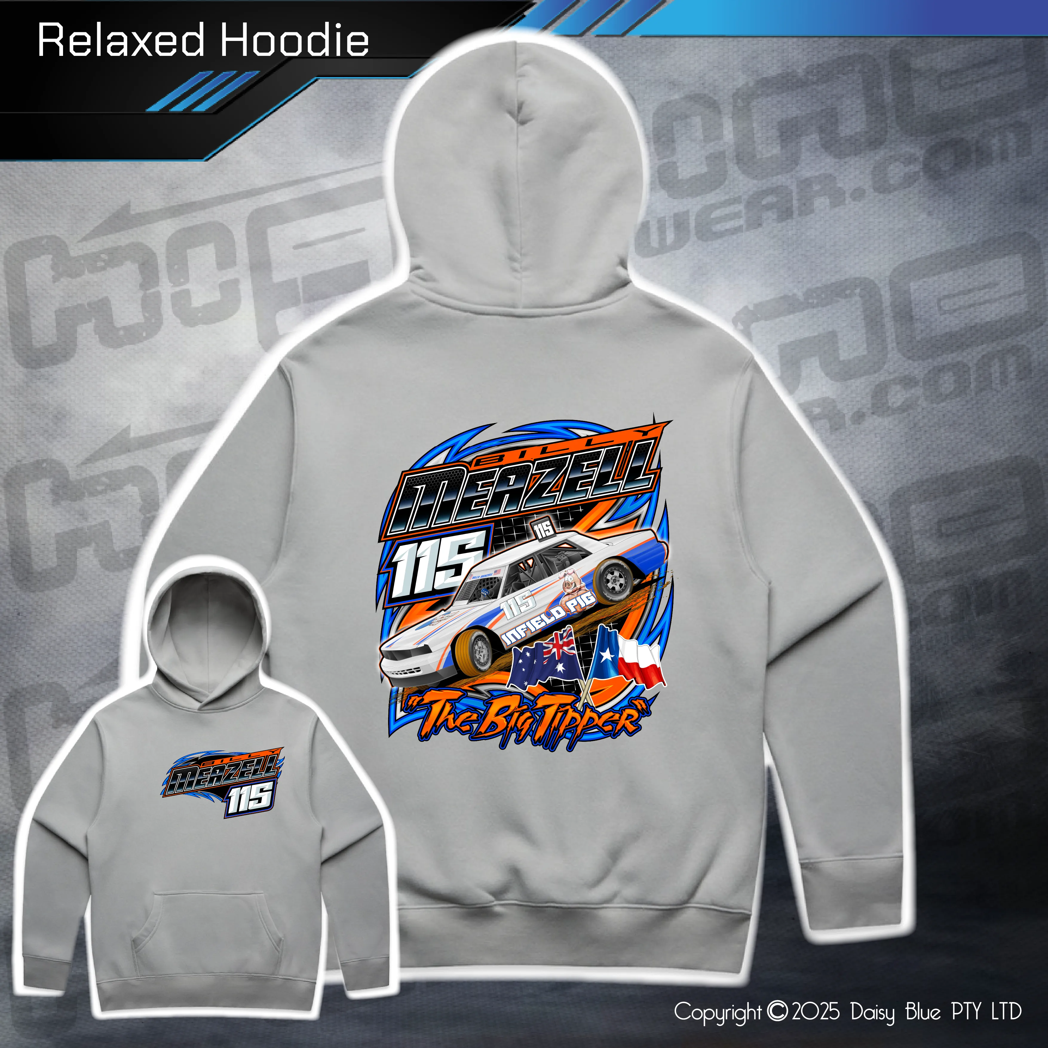 Relaxed Hoodie - Billy Meazell 'Big Tipper'