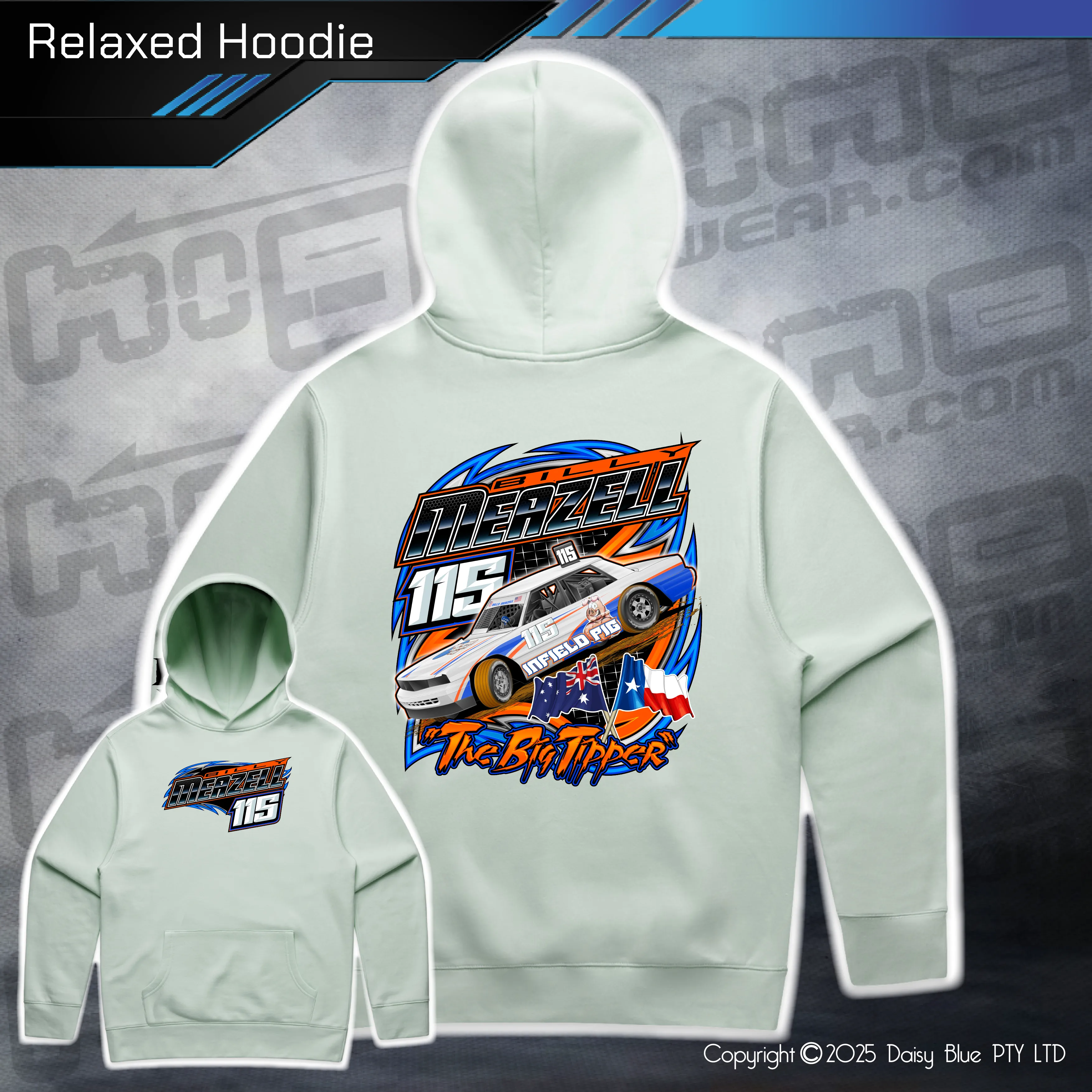 Relaxed Hoodie - Billy Meazell 'Big Tipper'