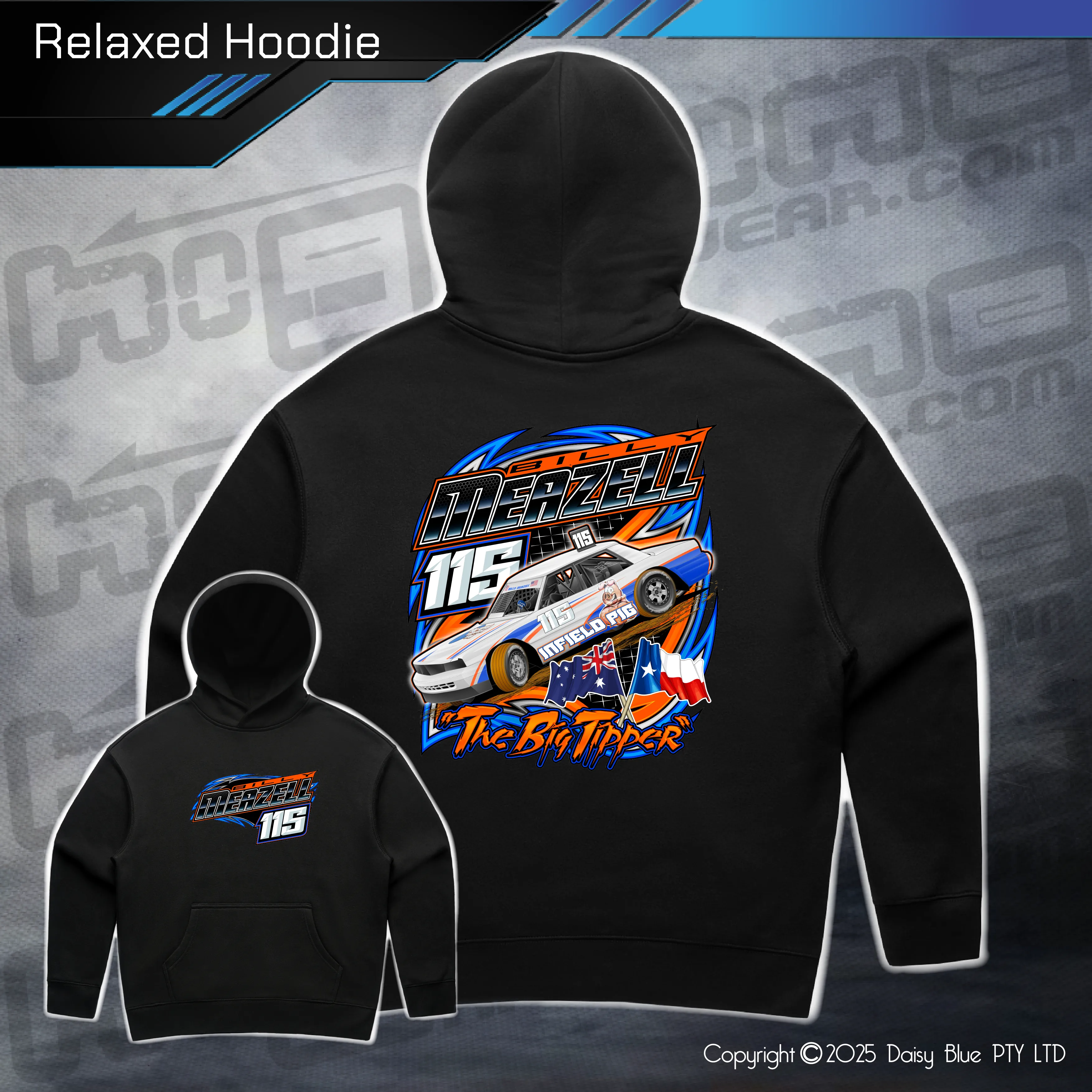 Relaxed Hoodie - Billy Meazell 'Big Tipper'