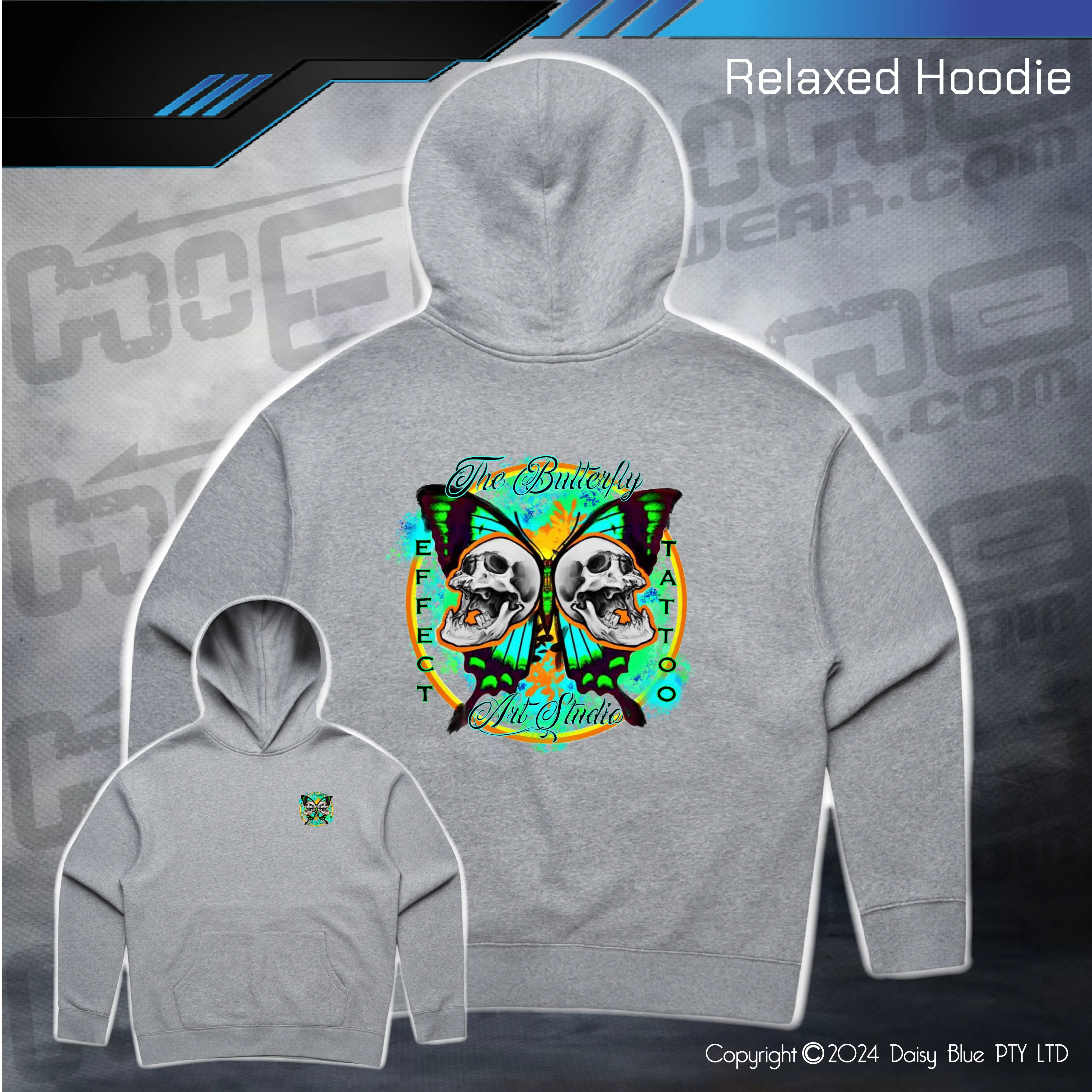 Relaxed Hoodie - Butterfly Effect Tattooing Studio