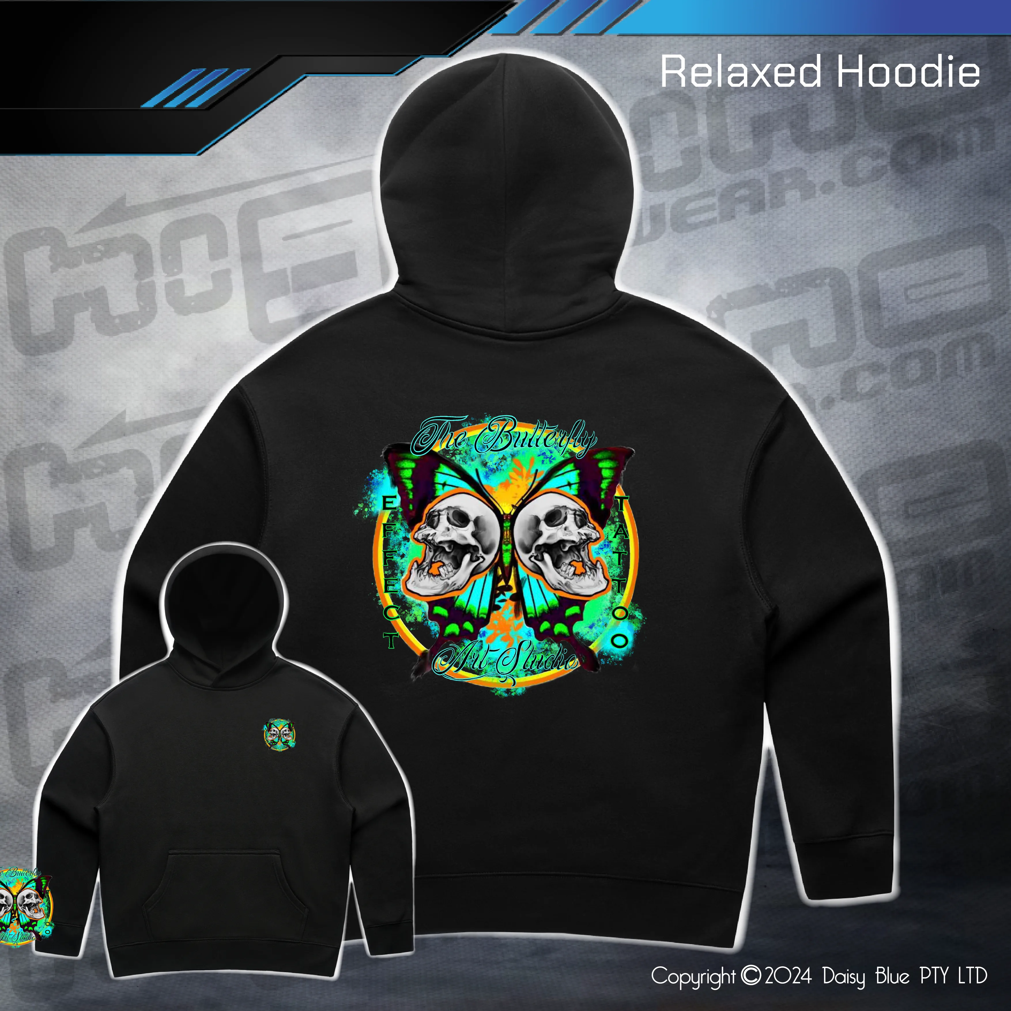 Relaxed Hoodie - Butterfly Effect Tattooing Studio