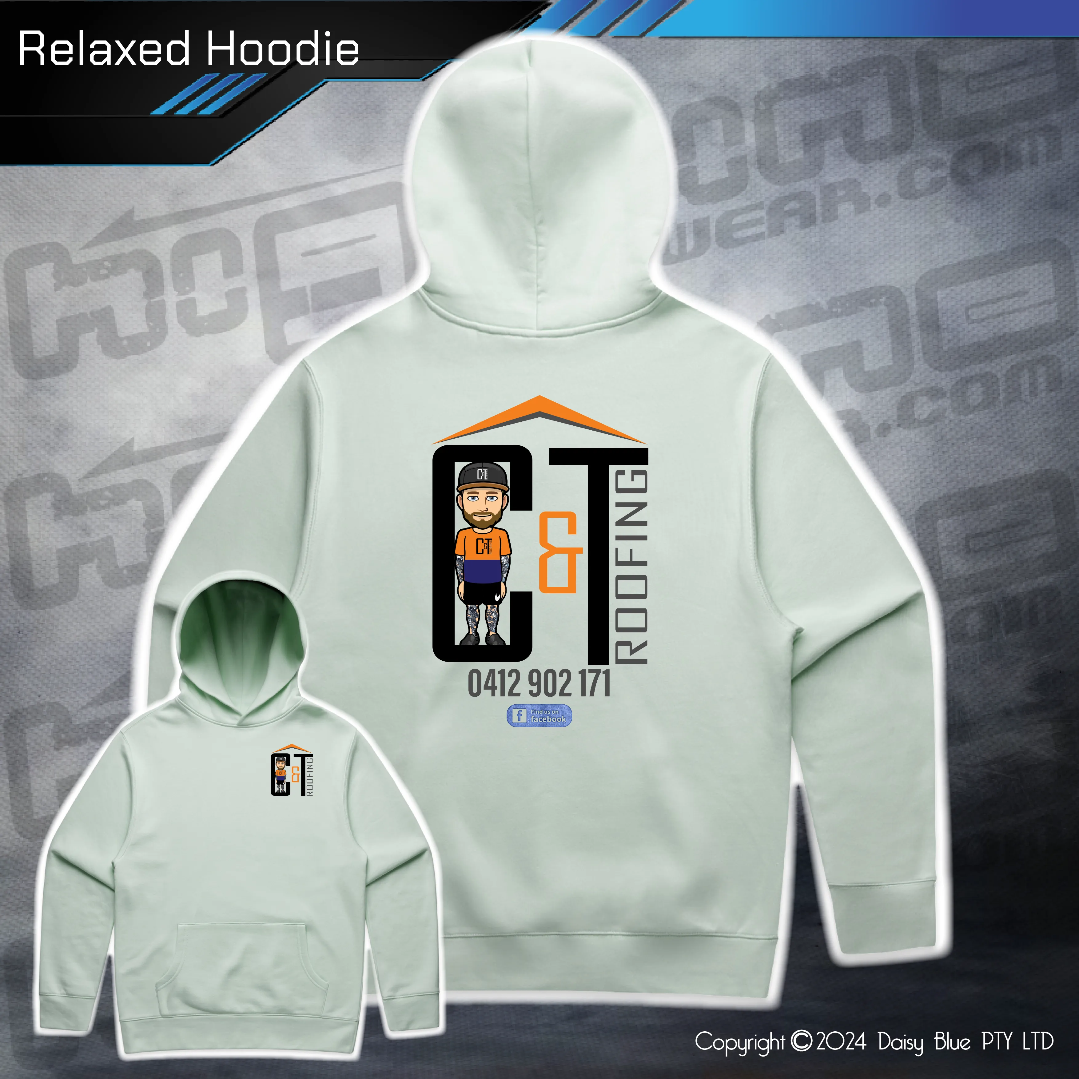 Relaxed Hoodie -  C&T Roofing