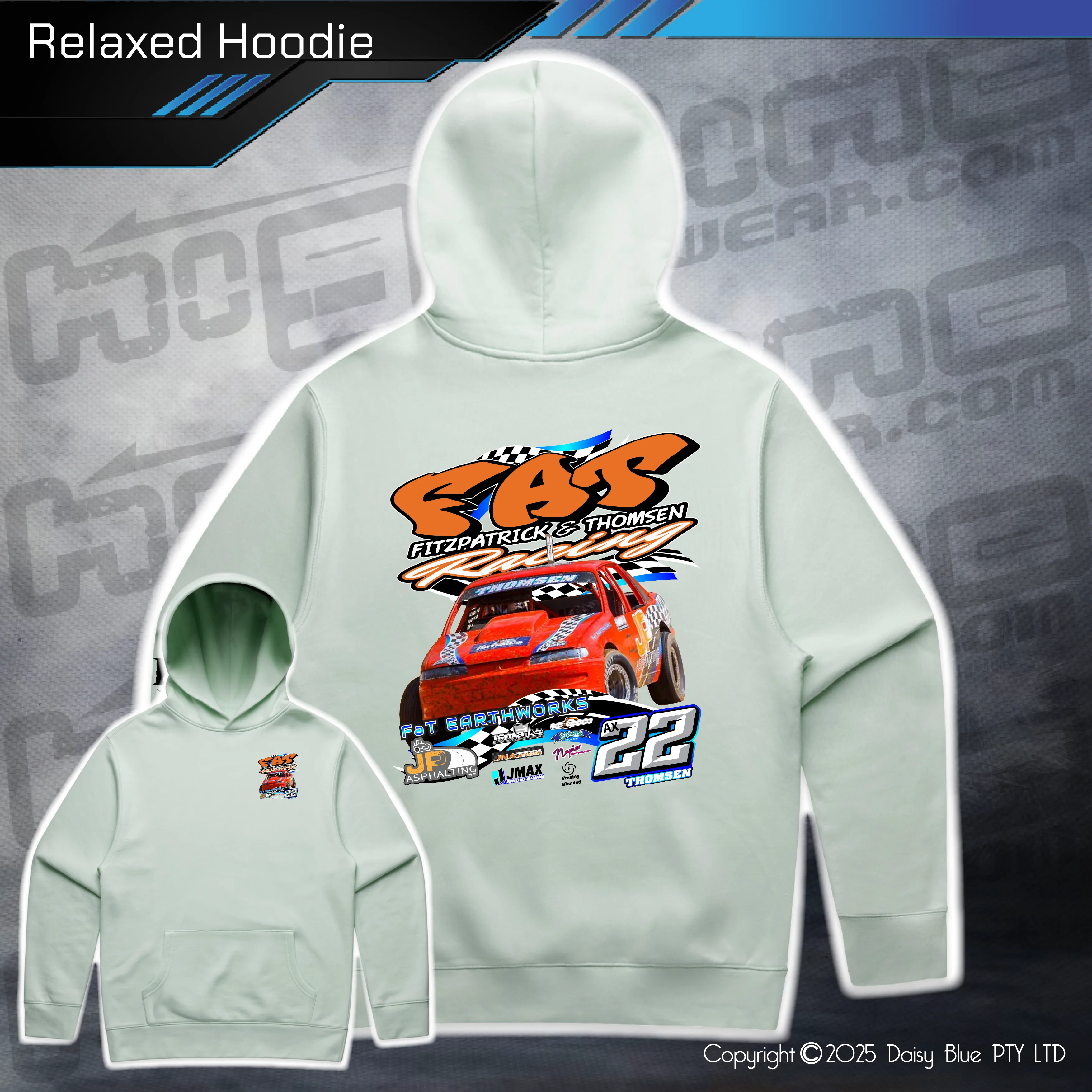 Relaxed Hoodie - FAT Racing