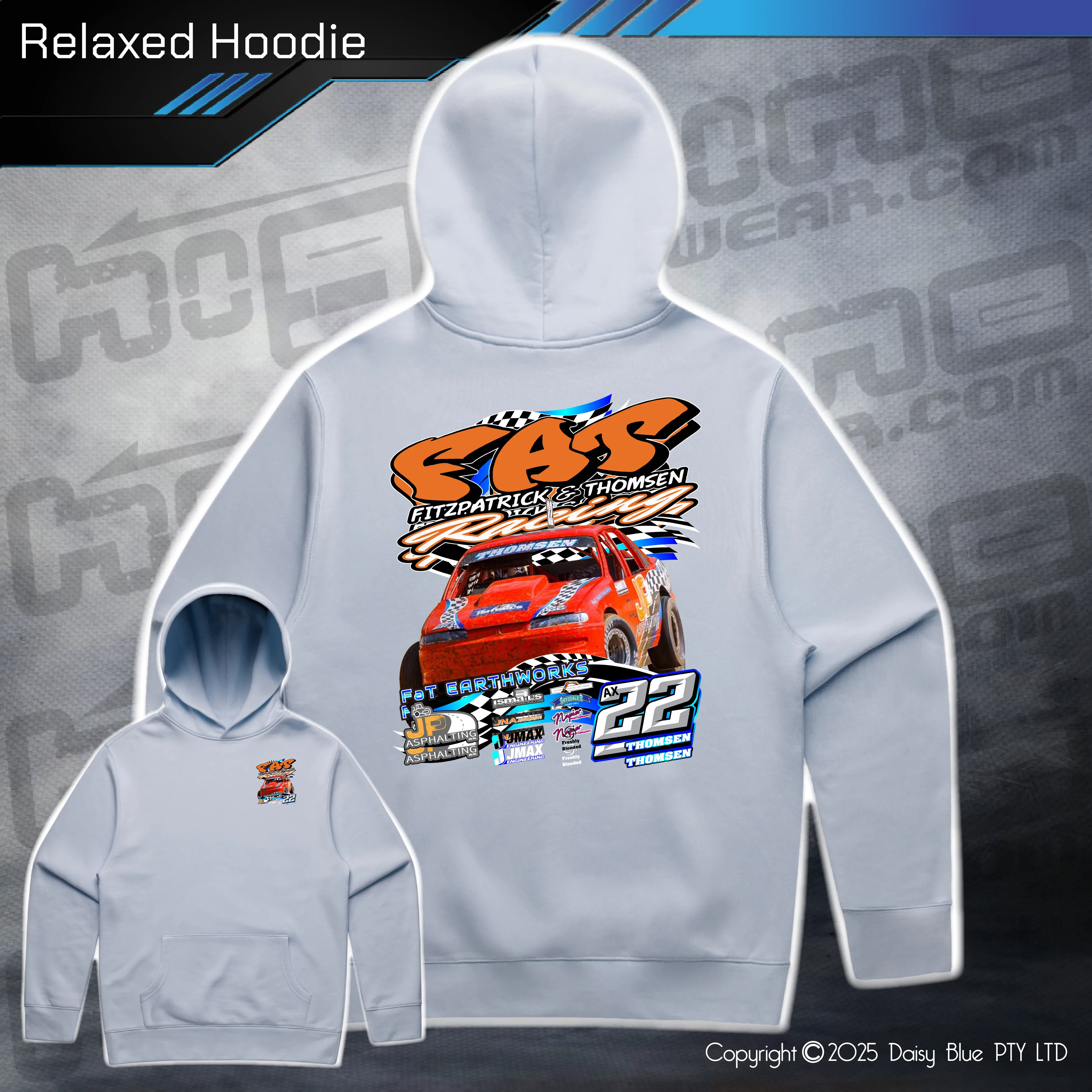 Relaxed Hoodie - FAT Racing