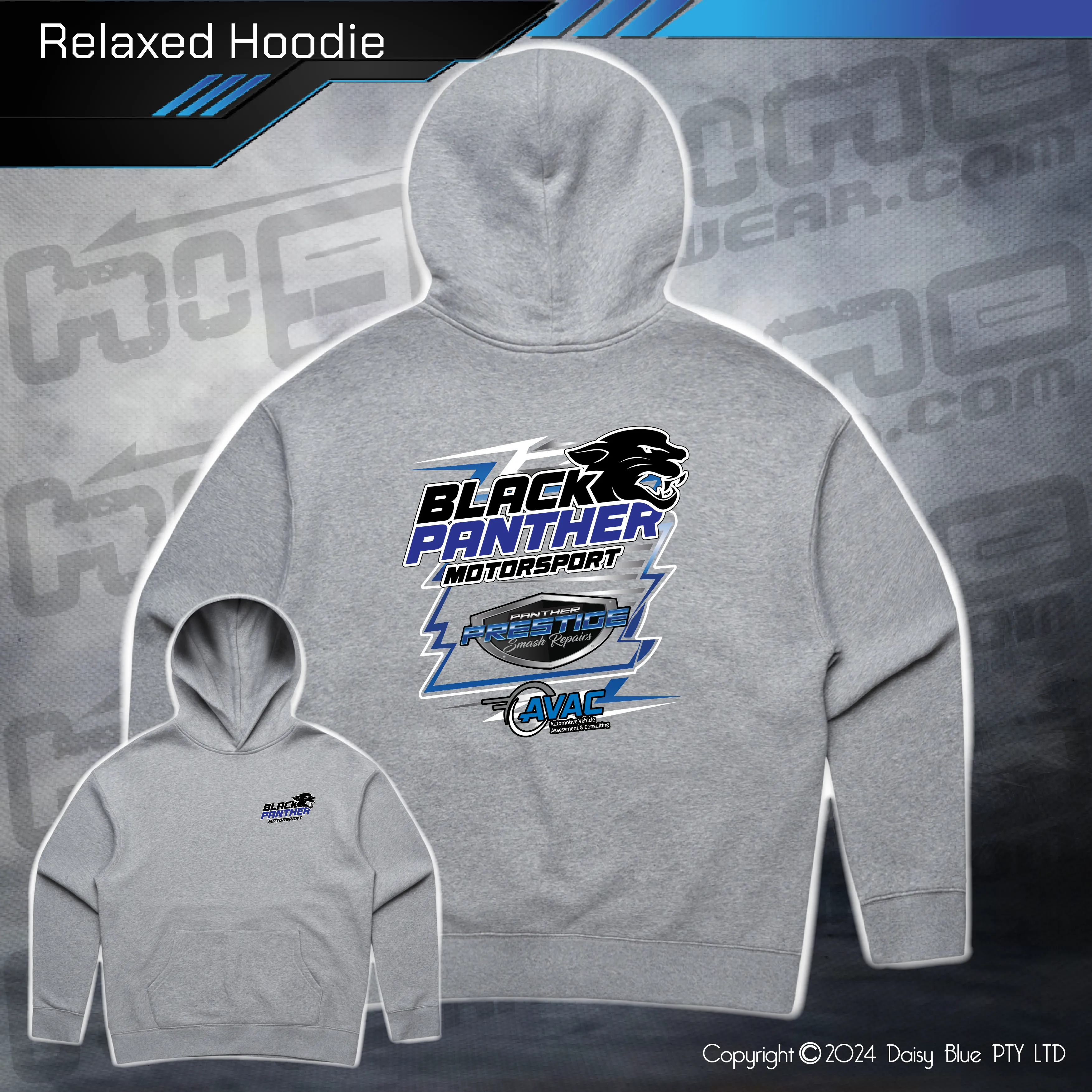 Relaxed Hoodie - Gavin Black