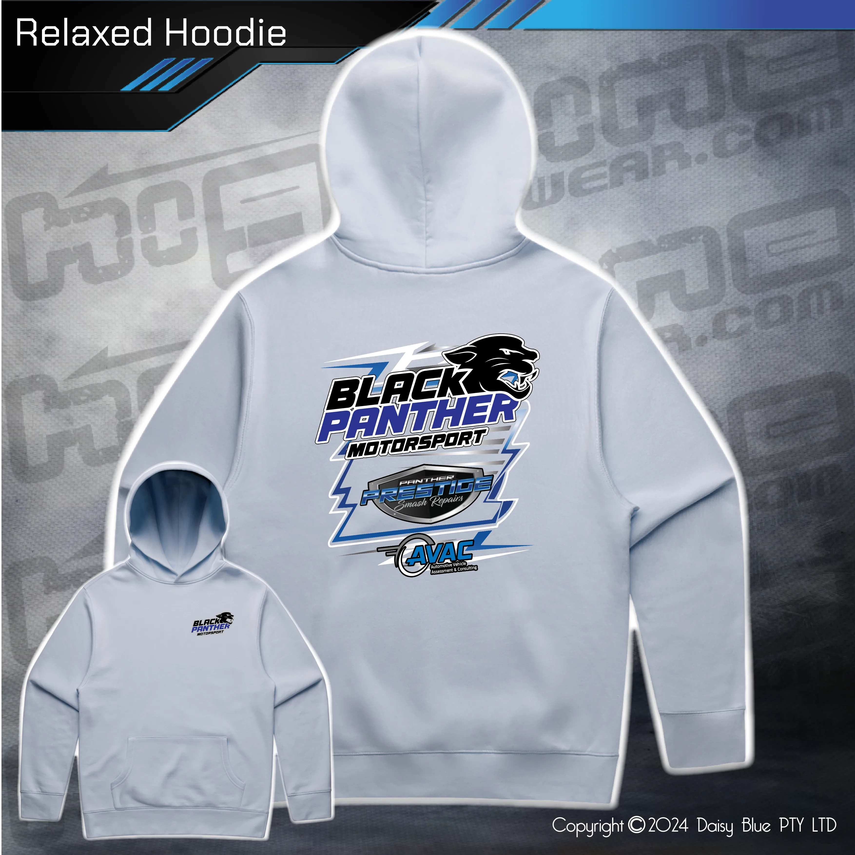 Relaxed Hoodie - Gavin Black