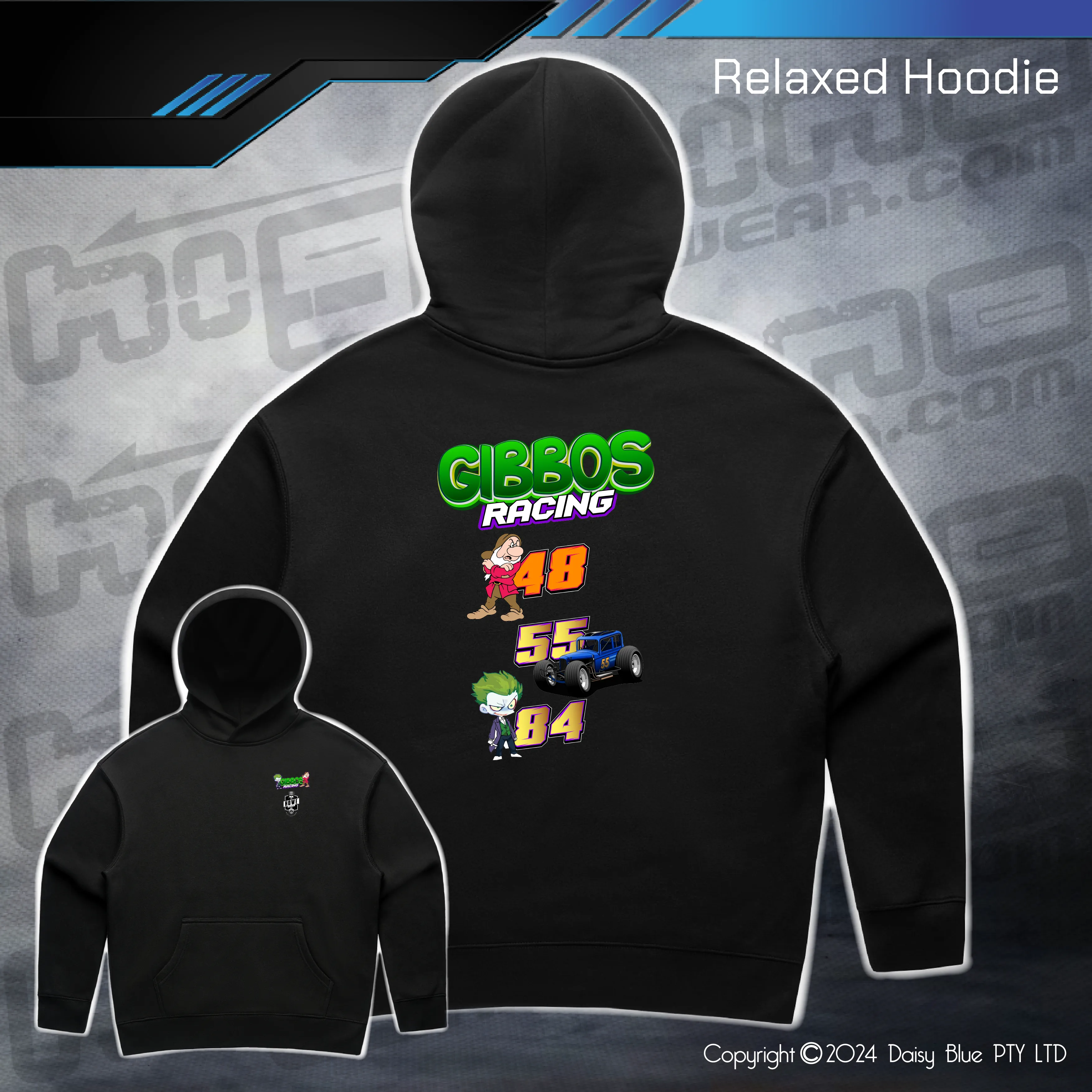 Relaxed Hoodie - Gibbo's Racing