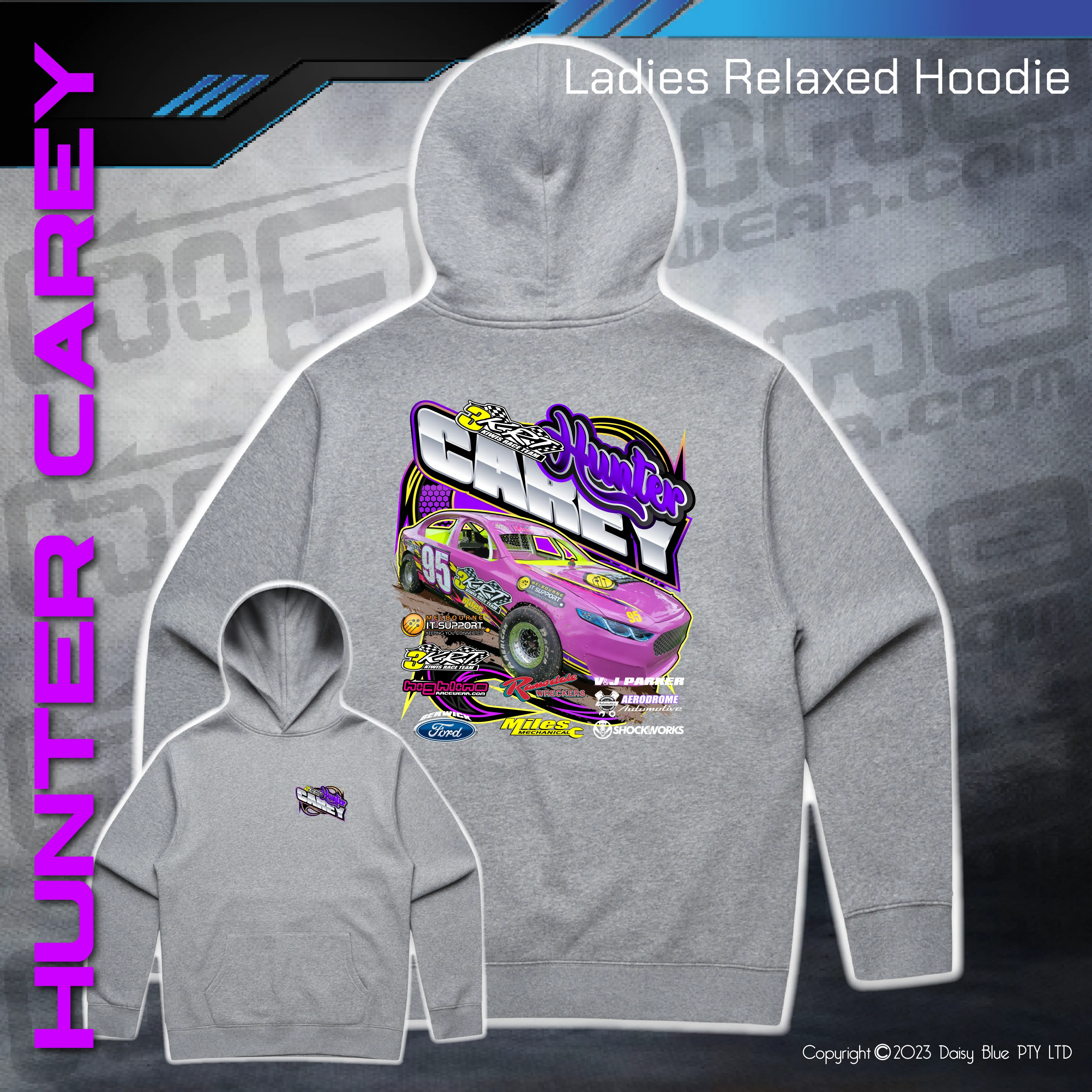 Relaxed Hoodie - Hunter Carey