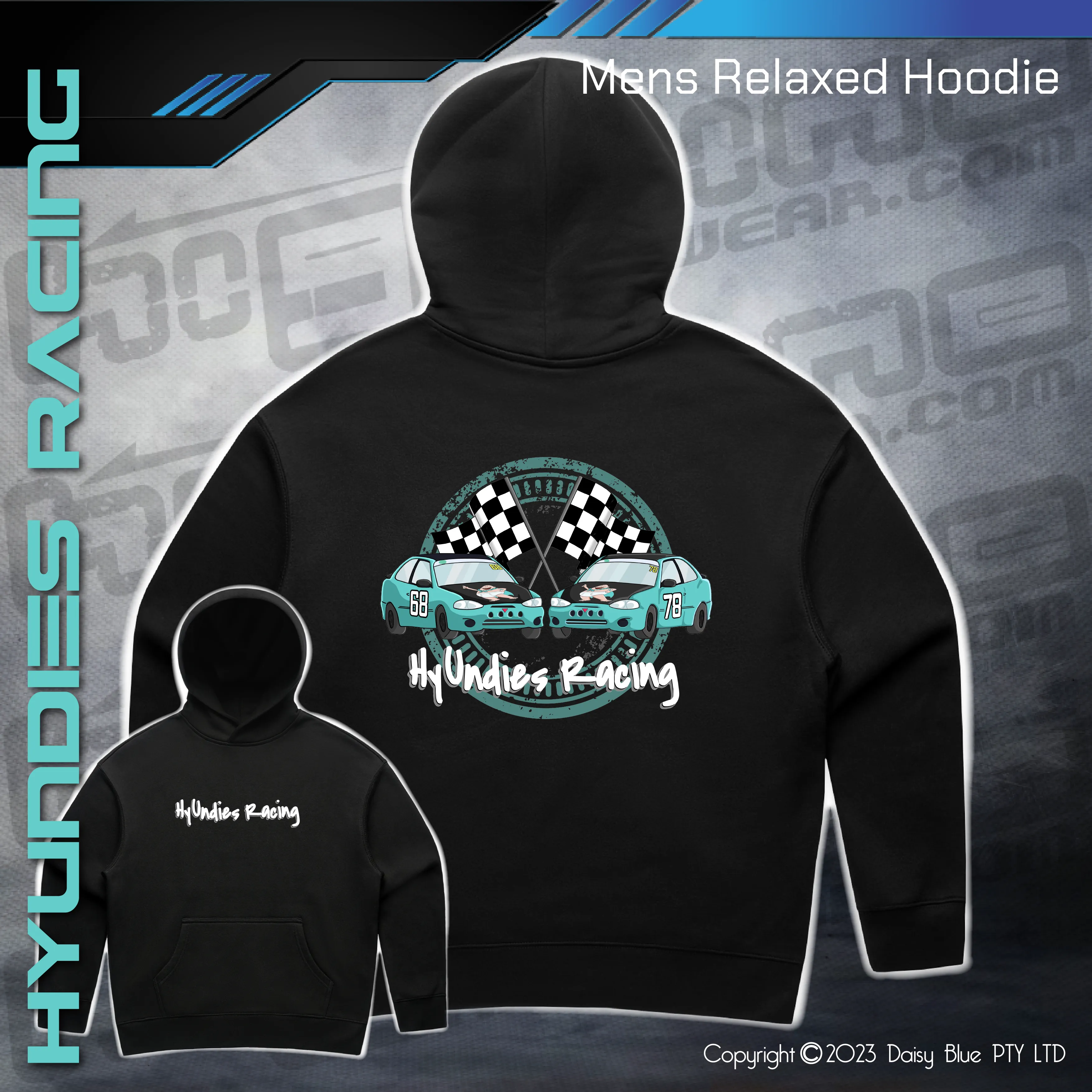Relaxed Hoodie -  Hyundies Racing