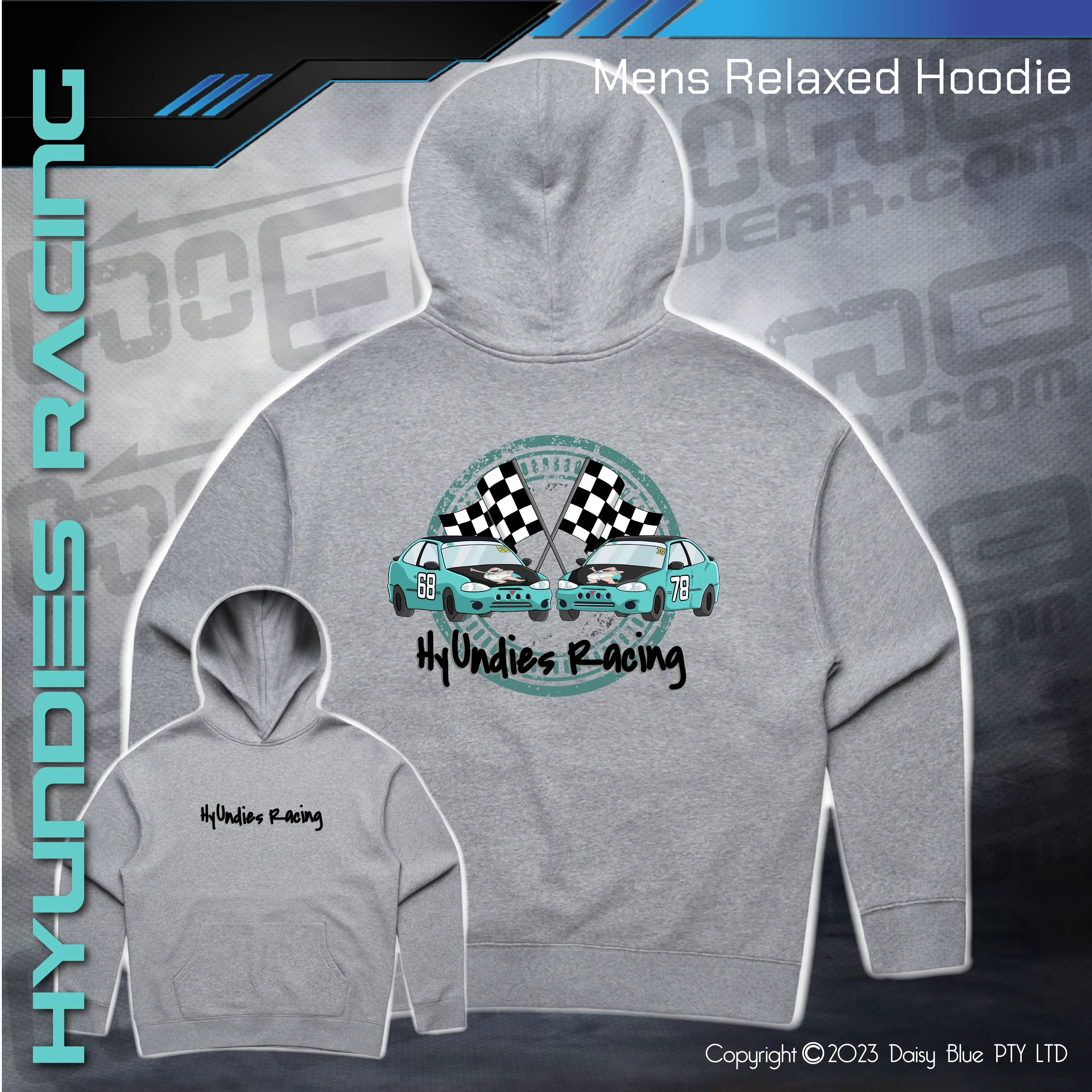 Relaxed Hoodie -  Hyundies Racing
