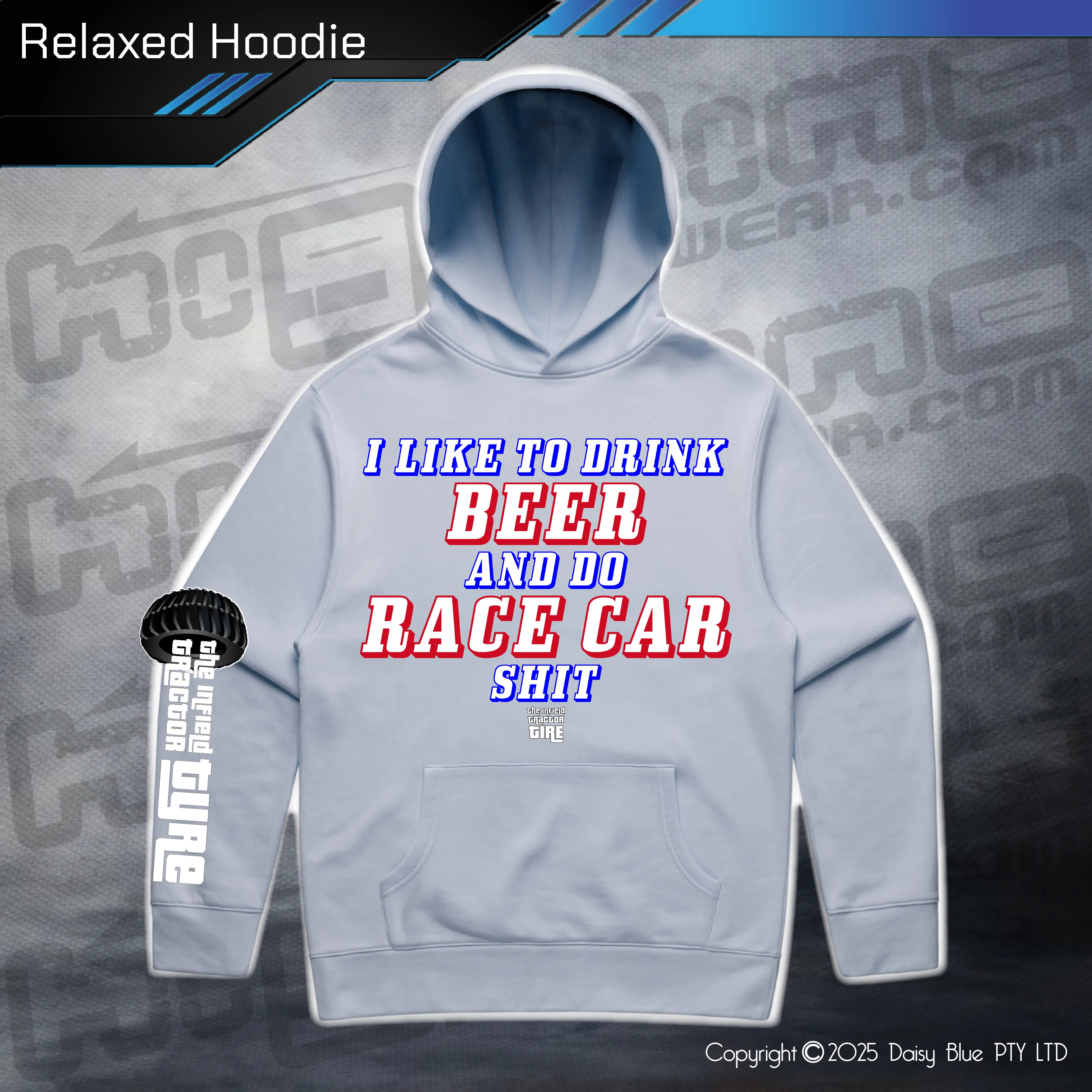Relaxed Hoodie - Infield RACE CAR SH*T