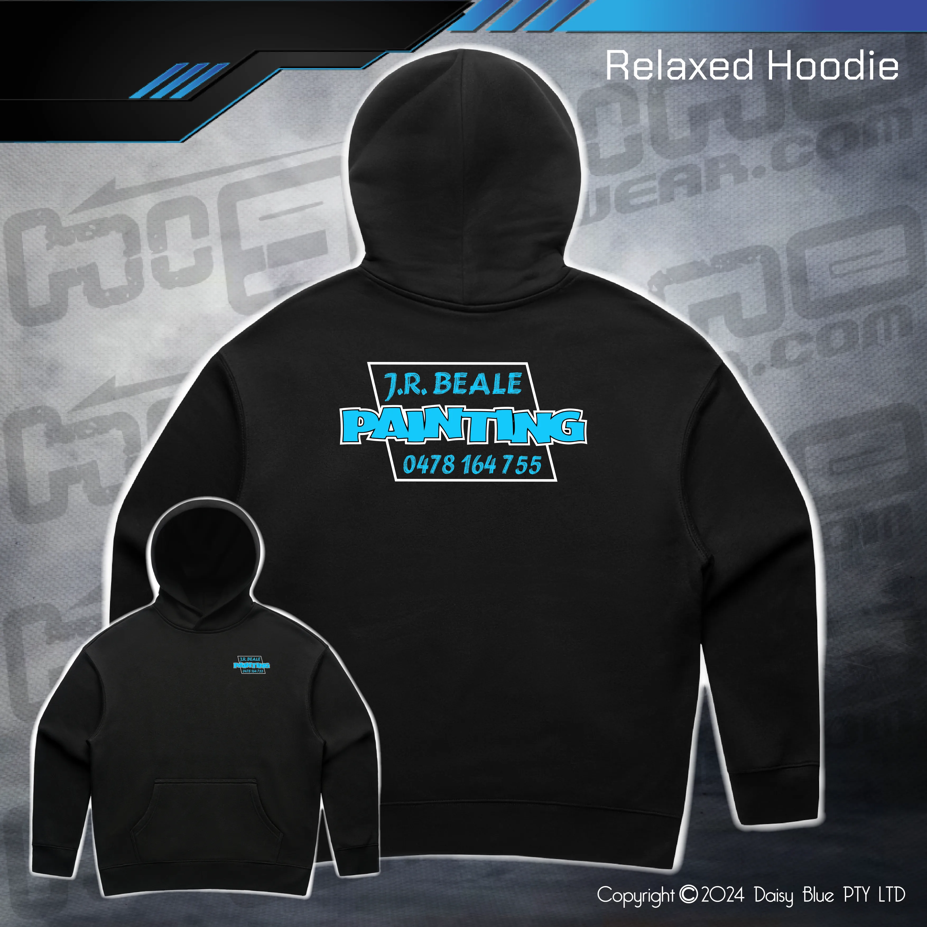 Relaxed Hoodie - J.R. BEALE PAINTING